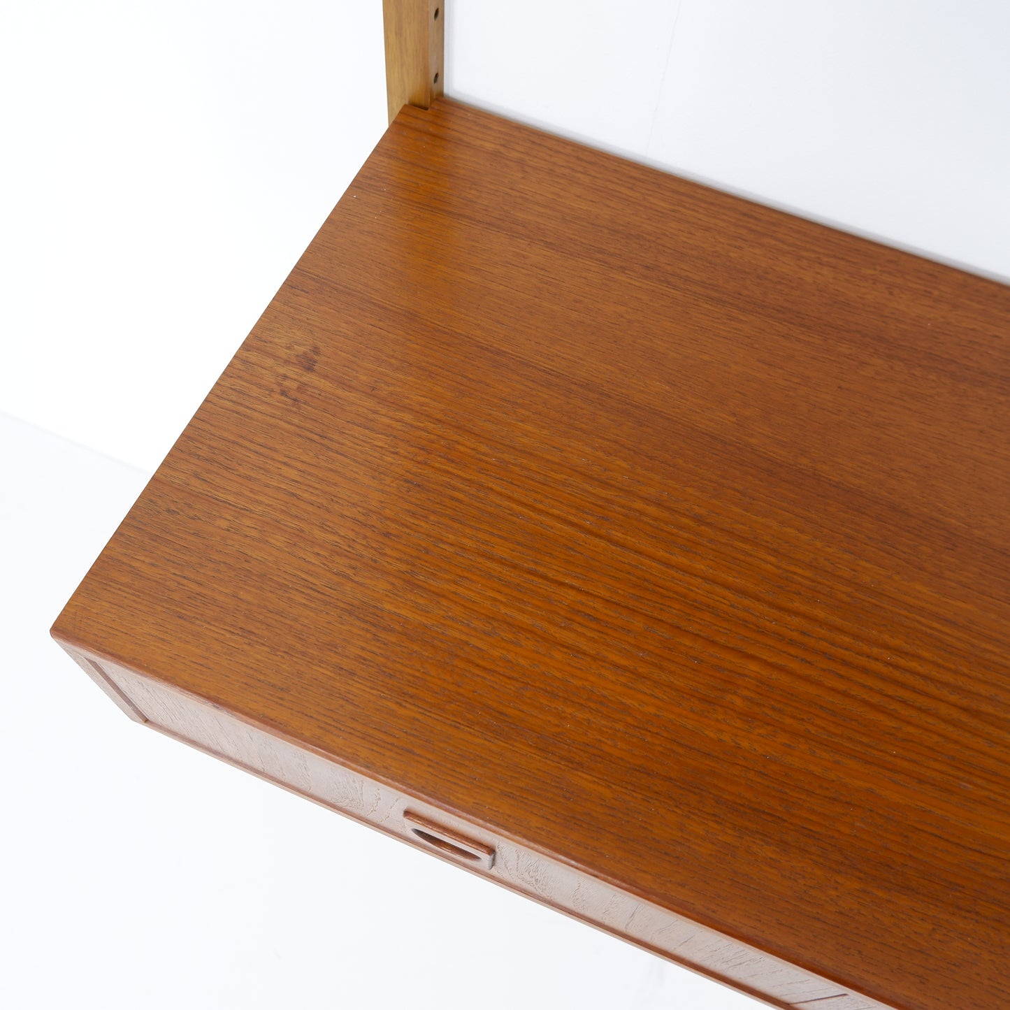 Danish Modern PS System Shelving Unit in Teak - Modular Desk and Cabinets with Bookcase Shelves