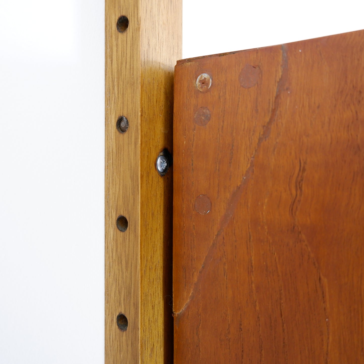 Danish Modern PS System Shelving Unit in Teak - Modular Desk and Cabinets with Bookcase Shelves