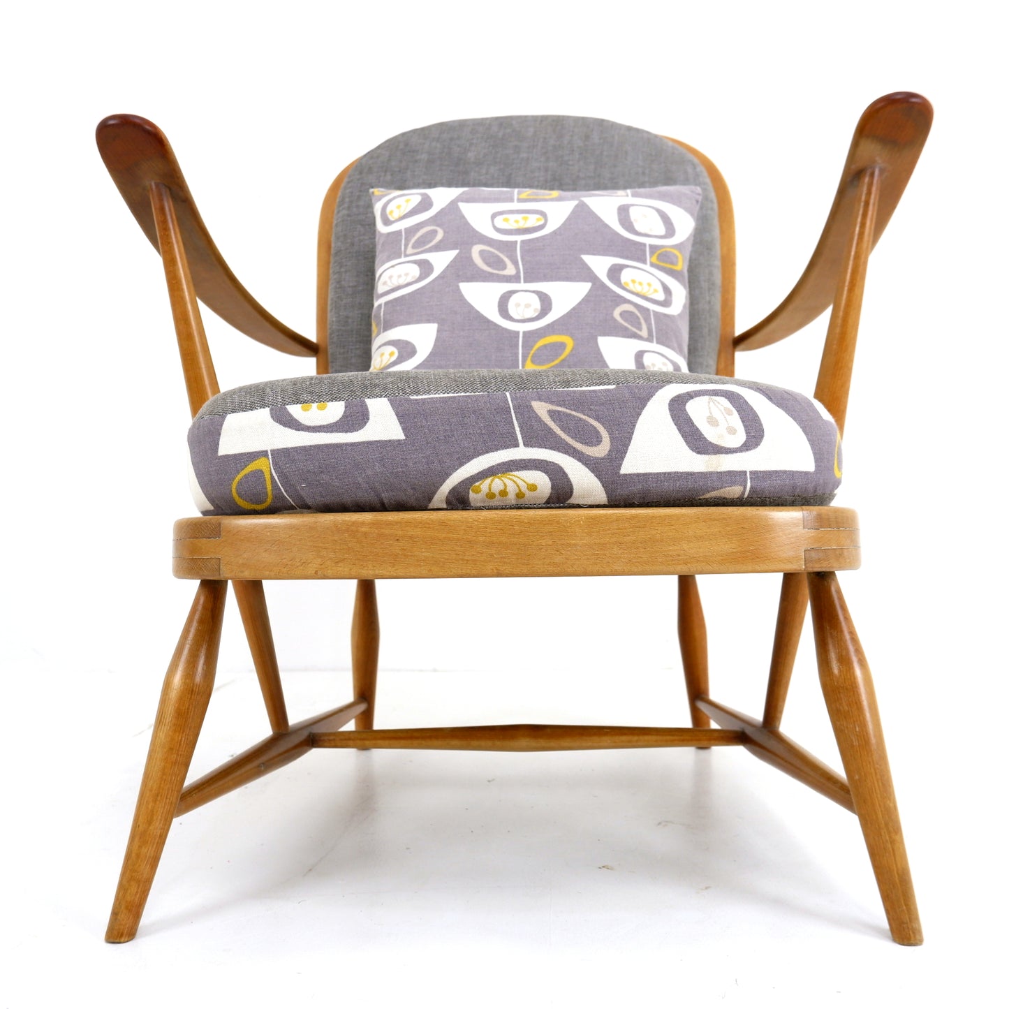 Mid Century ERCOL Armchair - Orla Kiely Fabric
