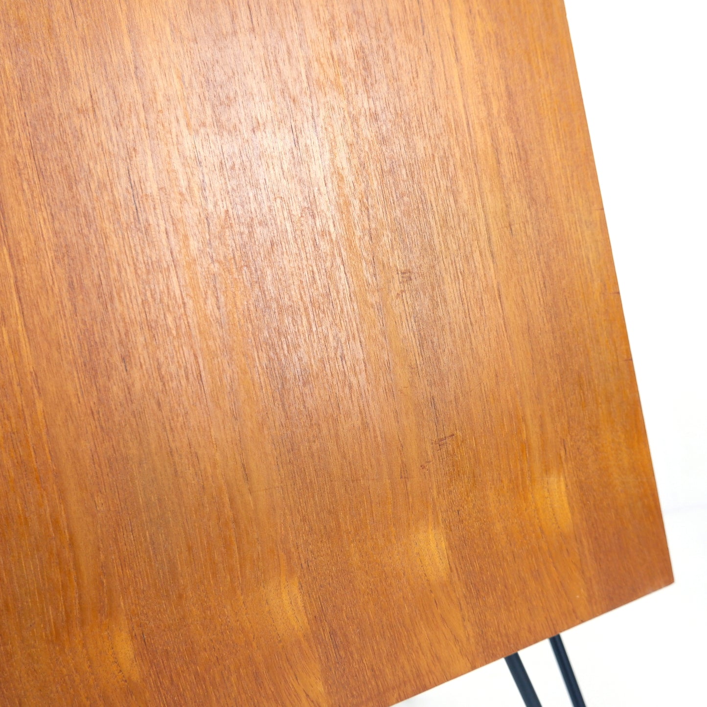 Mid Century Teak Record Cabinet / Cocktail Cabinet on Hairpin Legs