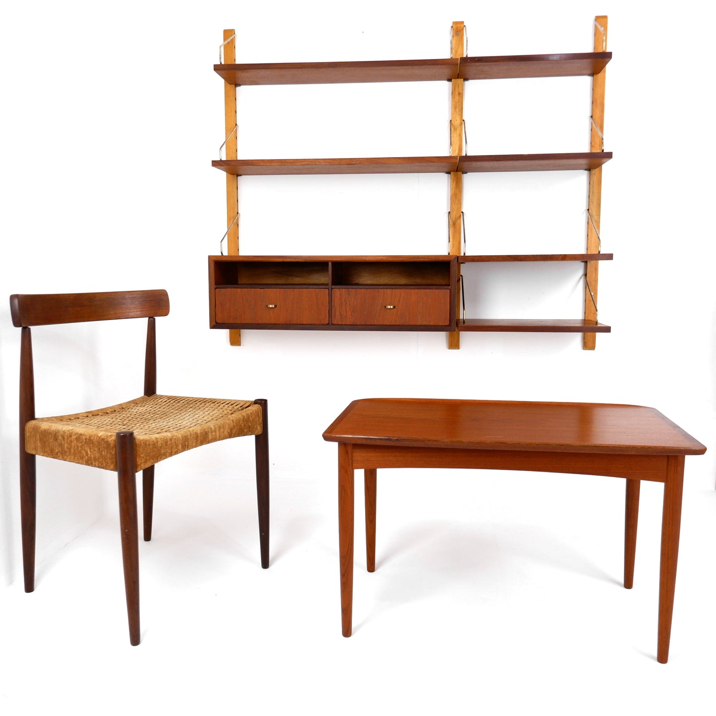 Danish Modern Coffee Table by MOBELINTARSIA in Teak - Mid Century