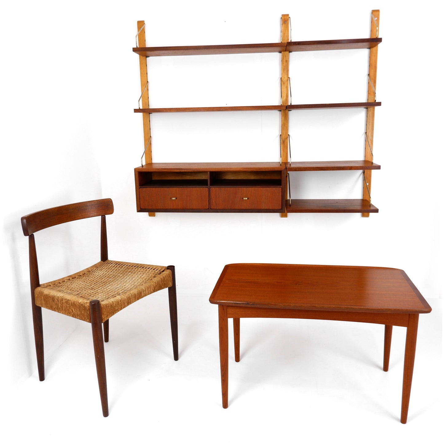 Danish Modern Coffee Table by MOBELINTARSIA in Teak - Mid Century