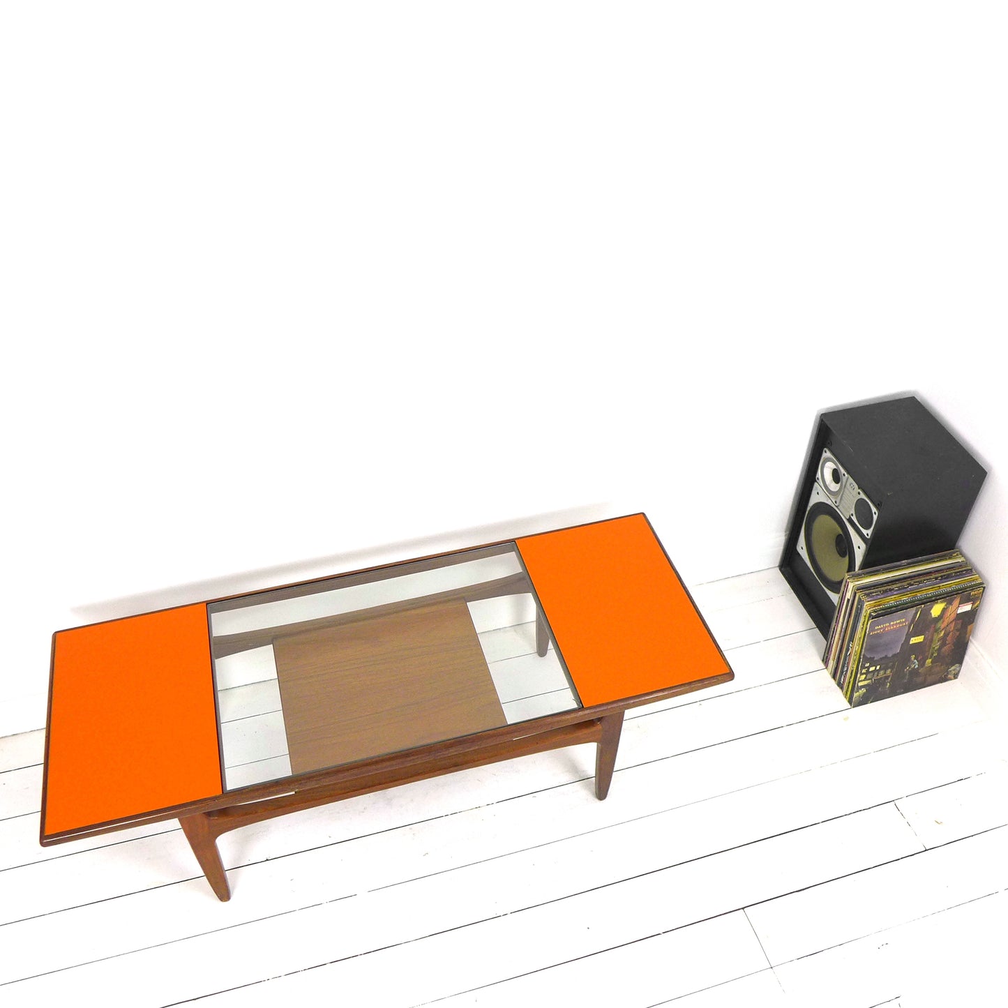 Mid Century G PLAN Coffee Table - Teak & Glass