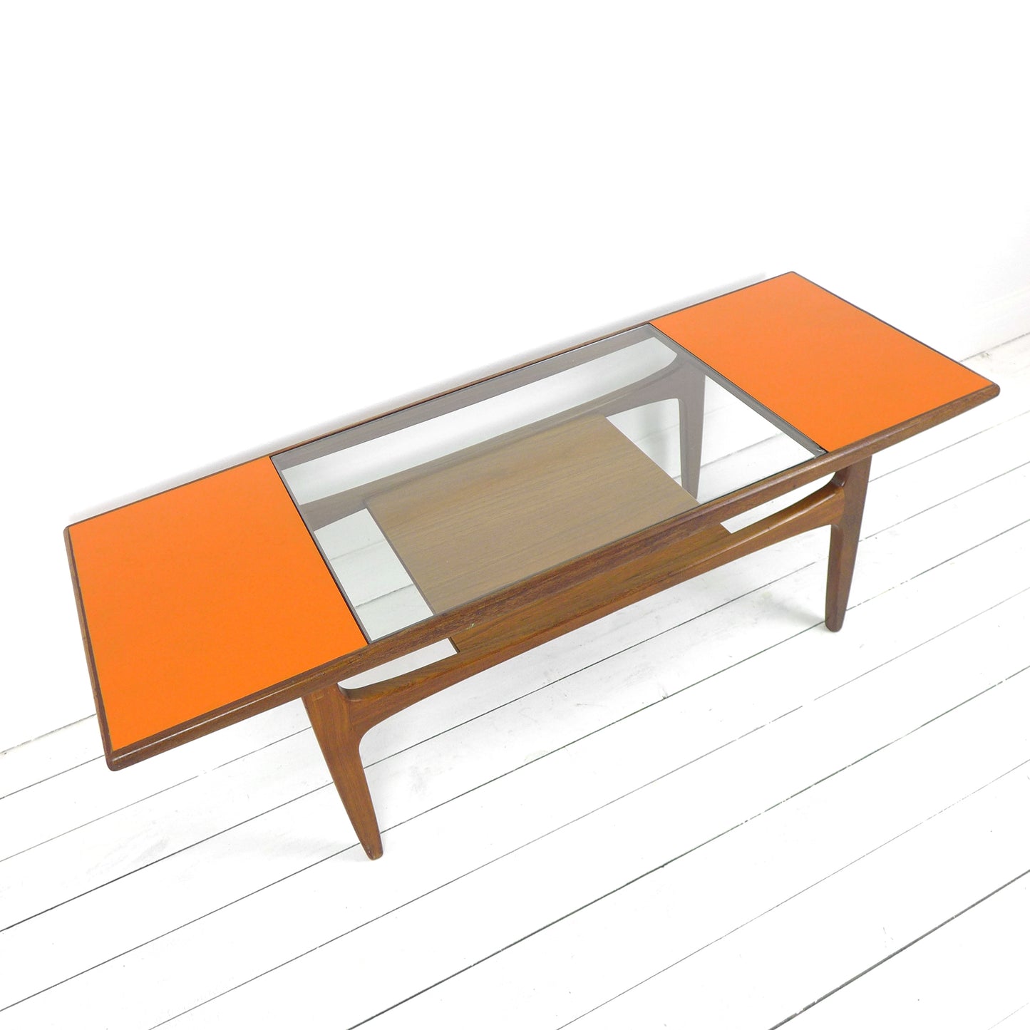 Mid Century G PLAN Coffee Table - Teak & Glass