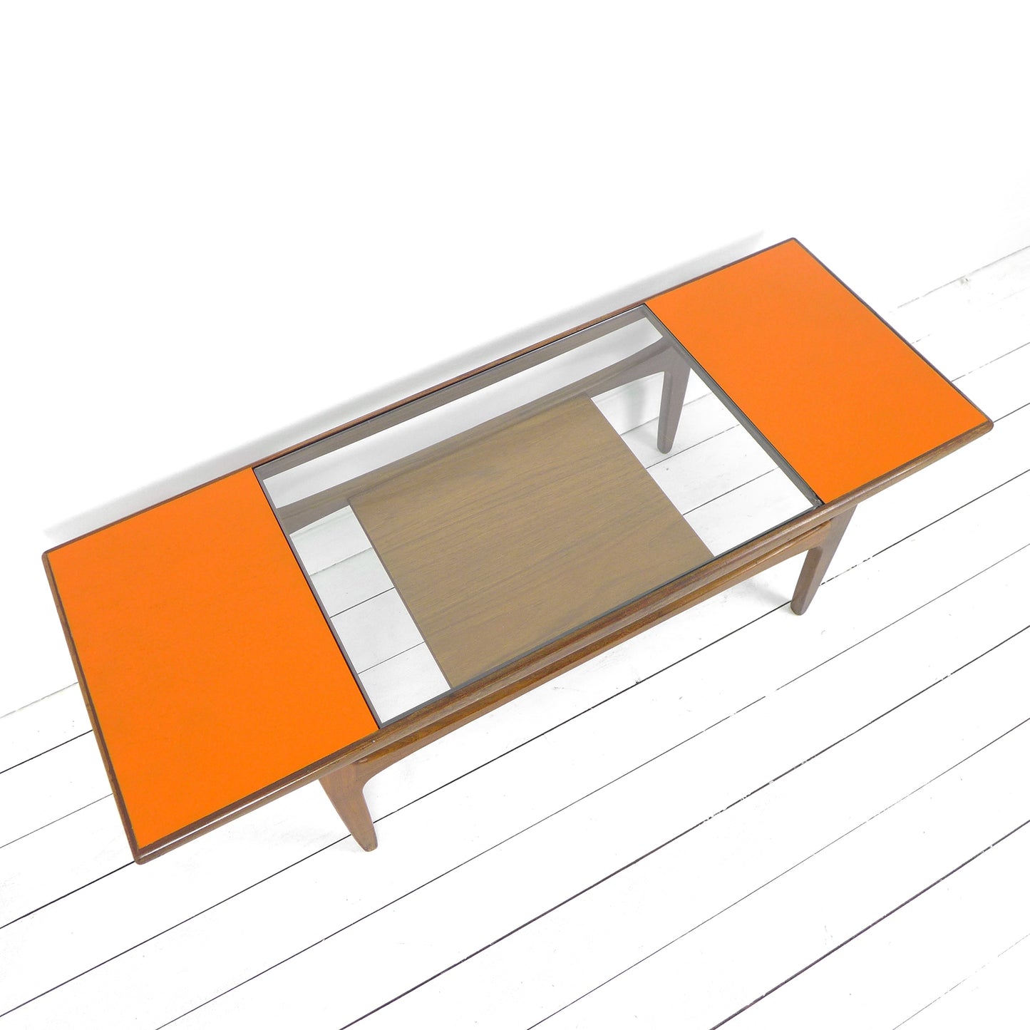 Mid Century G PLAN Coffee Table - Teak & Glass