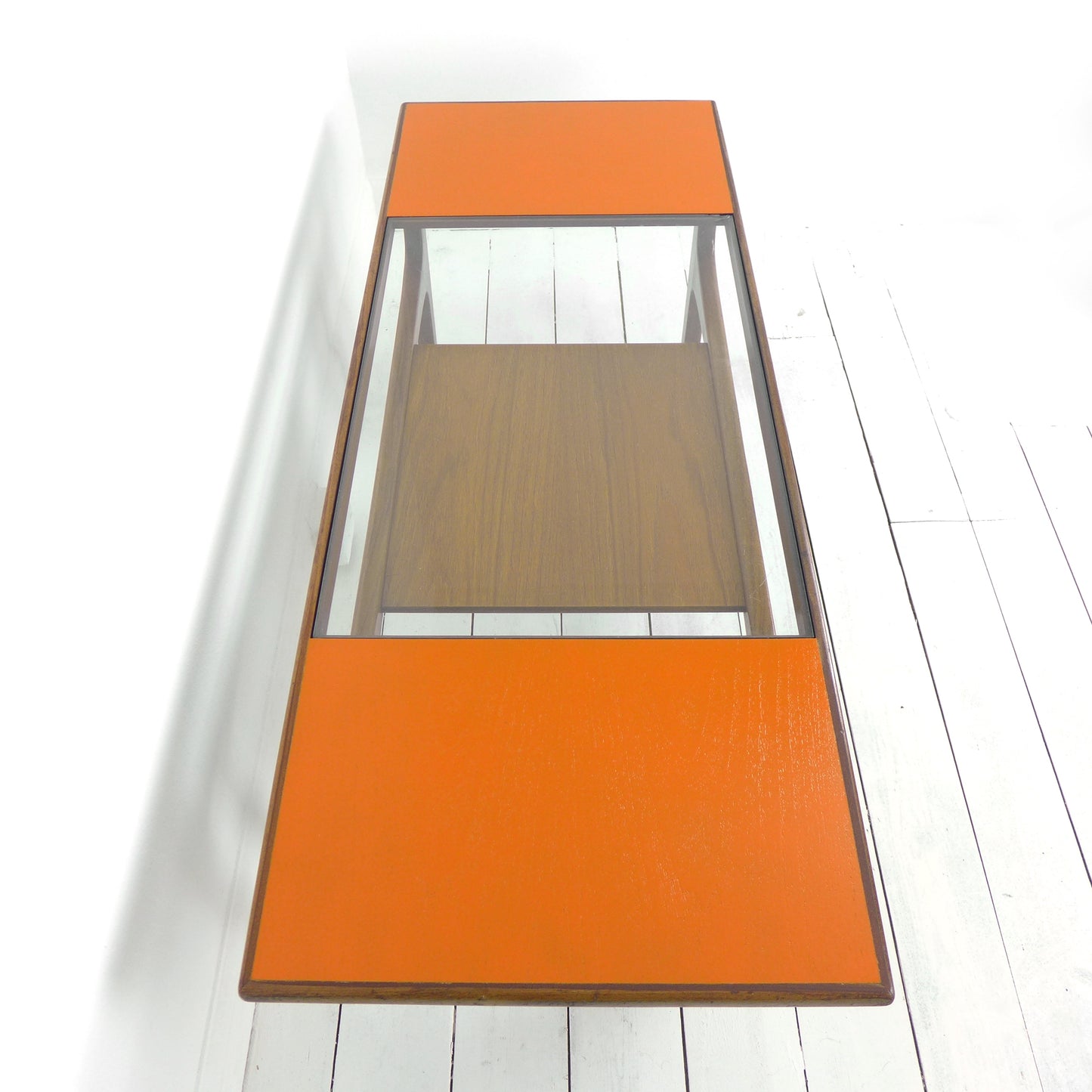 Mid Century G PLAN Coffee Table - Teak & Glass