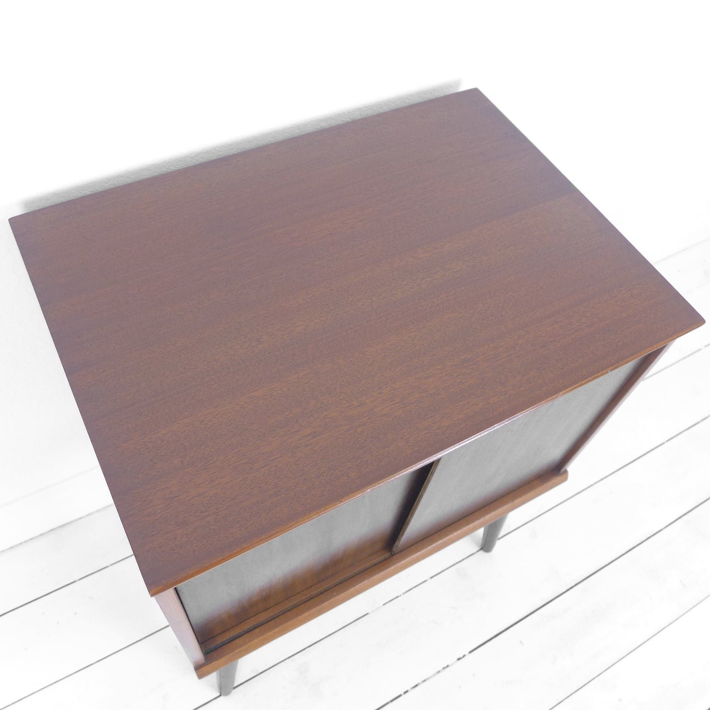Mid Century Teak Record Cabinet