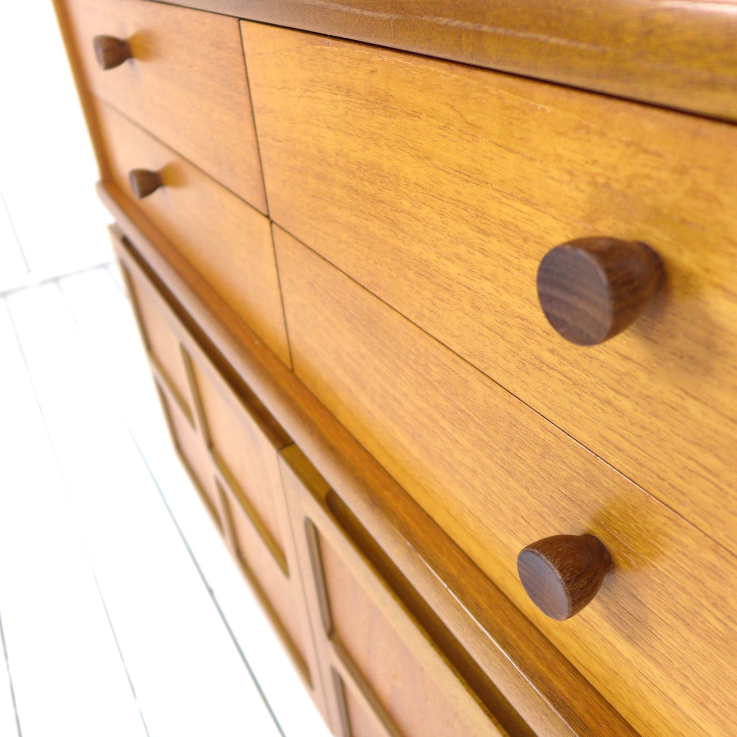 Mid Century Sideboard in Teak by NATHAN