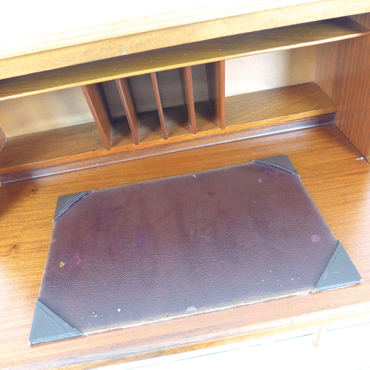 Mid Century Robert Heritage Desk/Bureau in Teak for Beaver & Tapley