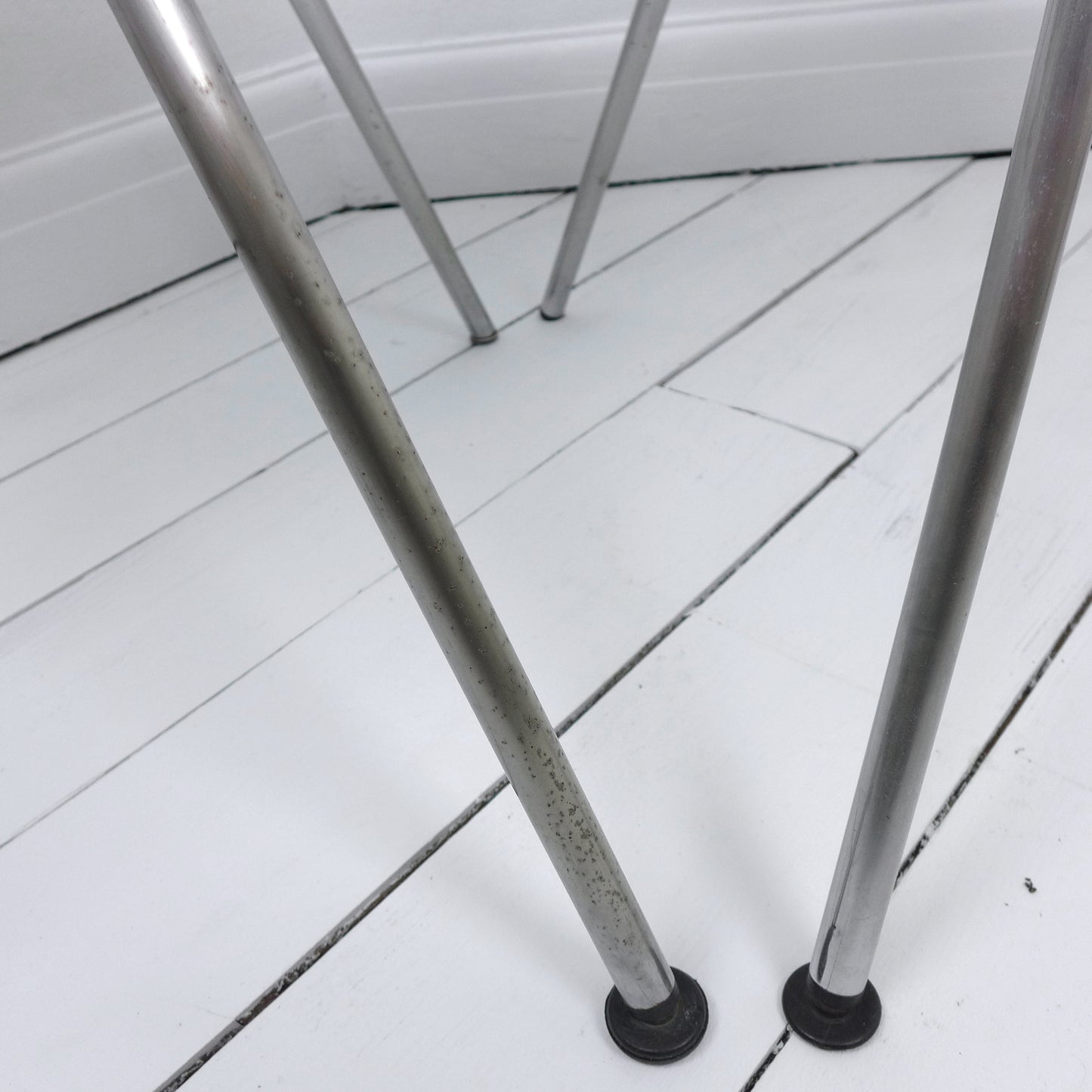 Pair of Eames Plastic Side Chair DSX White circa 2008