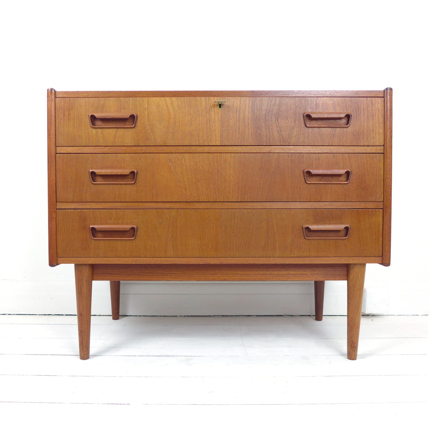 Danish Teak Chest of Drawers by Gunnar Nielsen Tibergaard - Mid Century