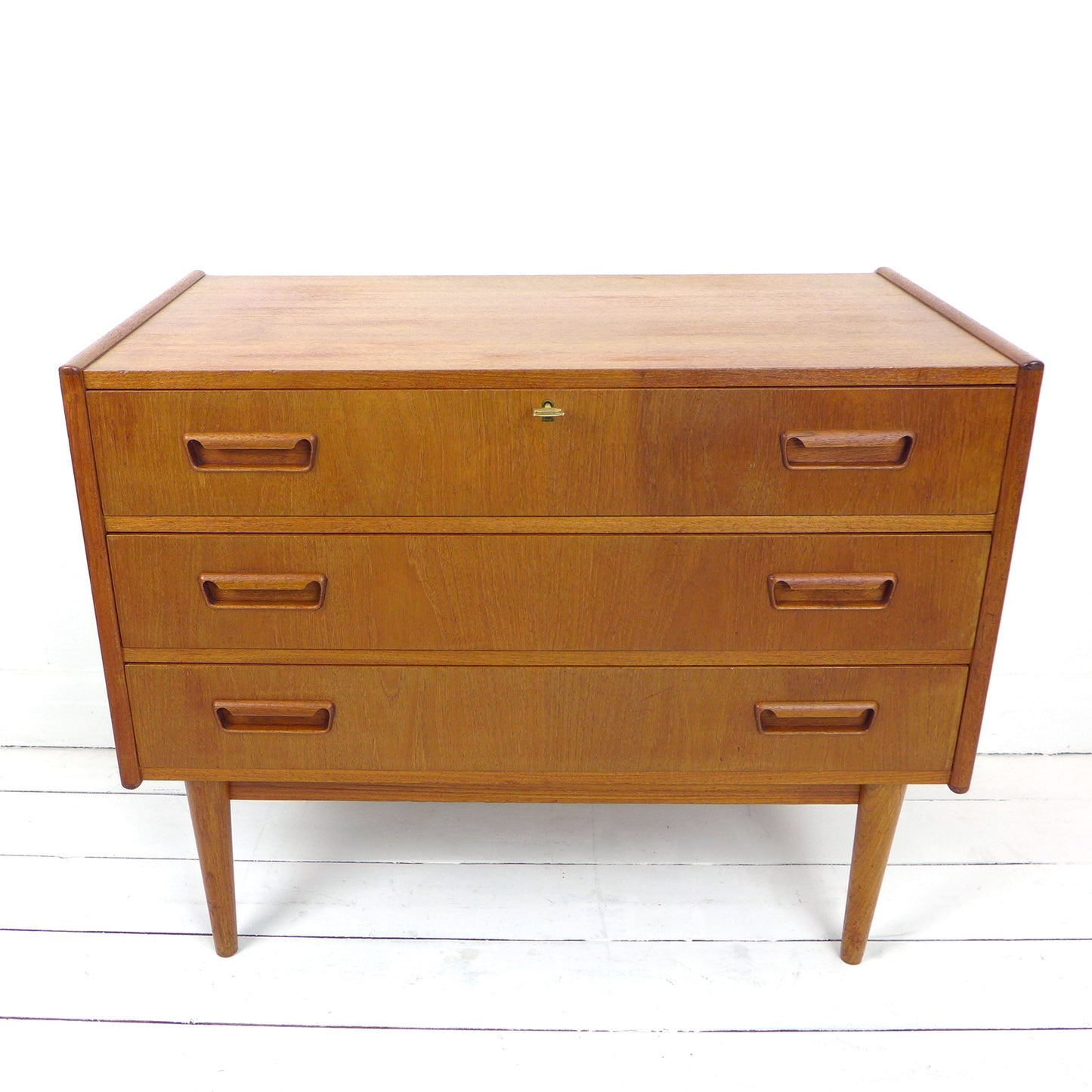 Danish Teak Chest of Drawers by Gunnar Nielsen Tibergaard - Mid Century