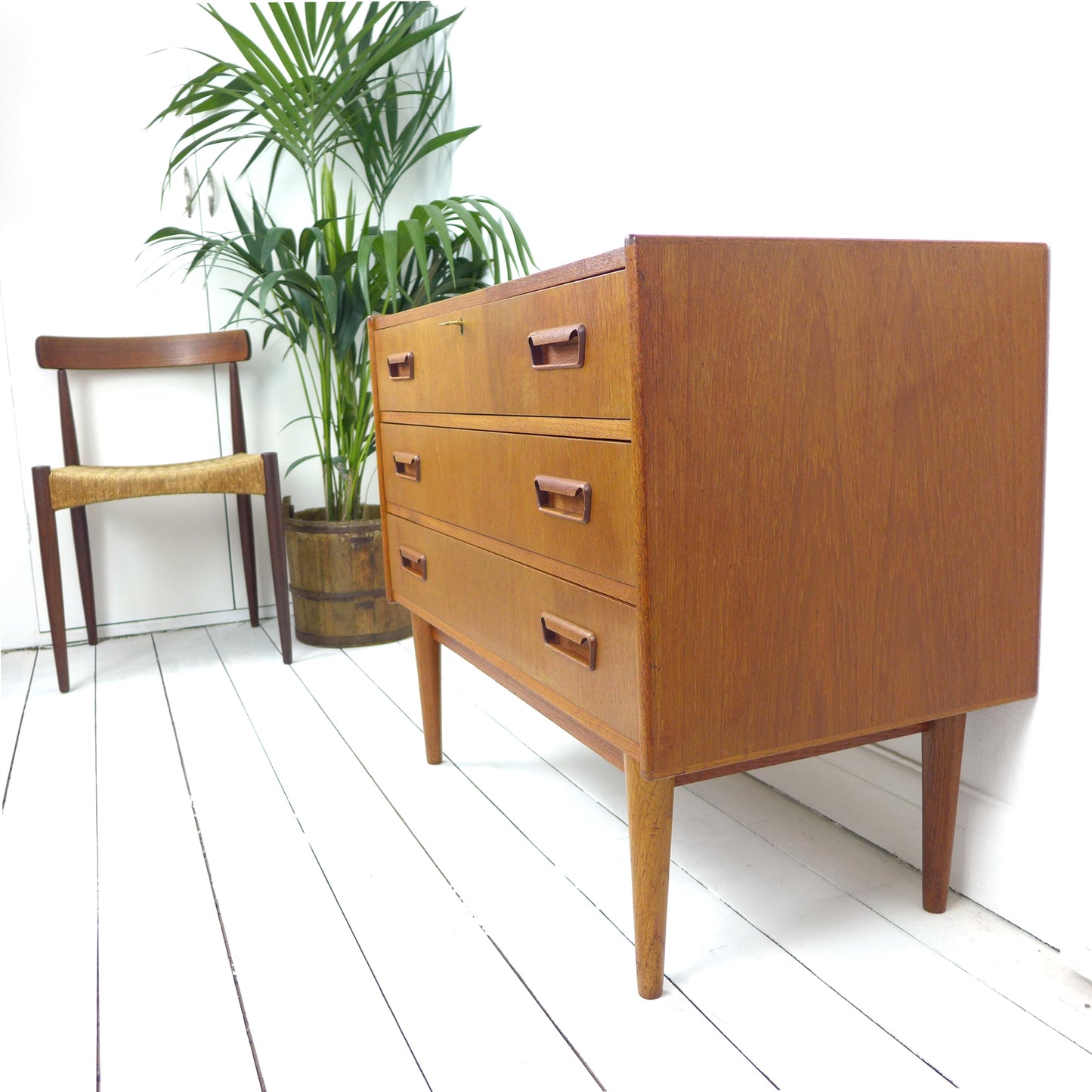 Danish Teak Chest of Drawers by Gunnar Nielsen Tibergaard - Mid Century
