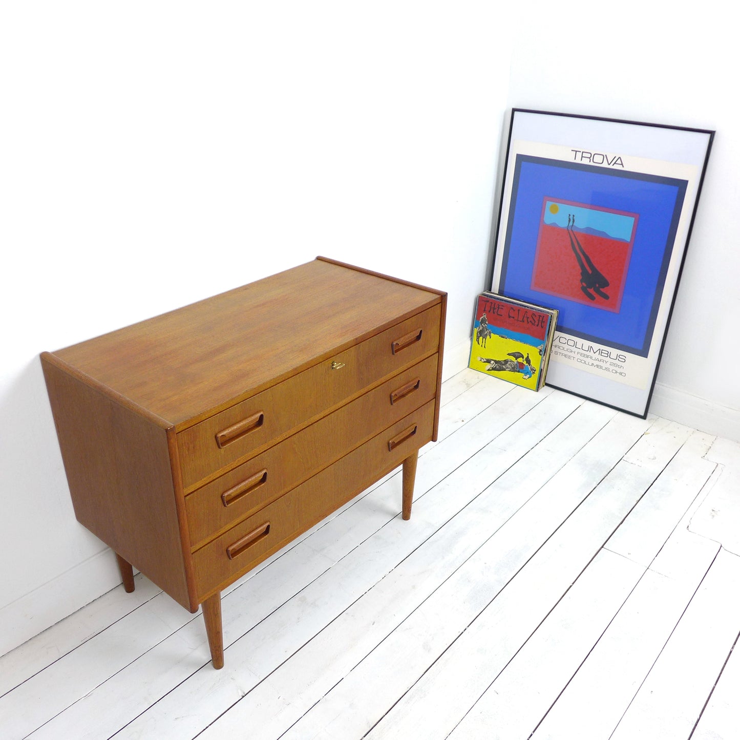 Danish Teak Chest of Drawers by Gunnar Nielsen Tibergaard - Mid Century