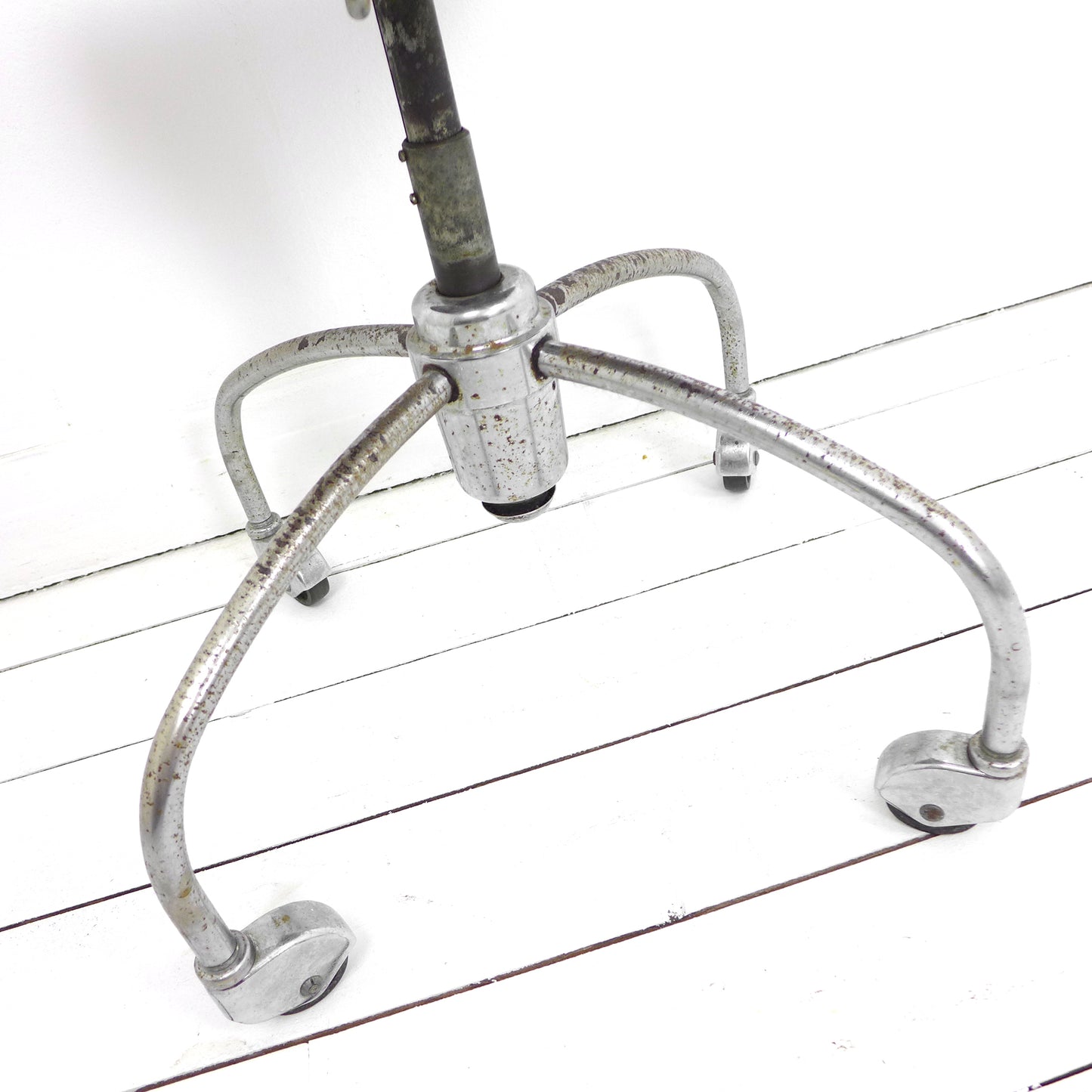 Vintage Industrial Desk Chair - Mid Century Machinist Swivel Chair