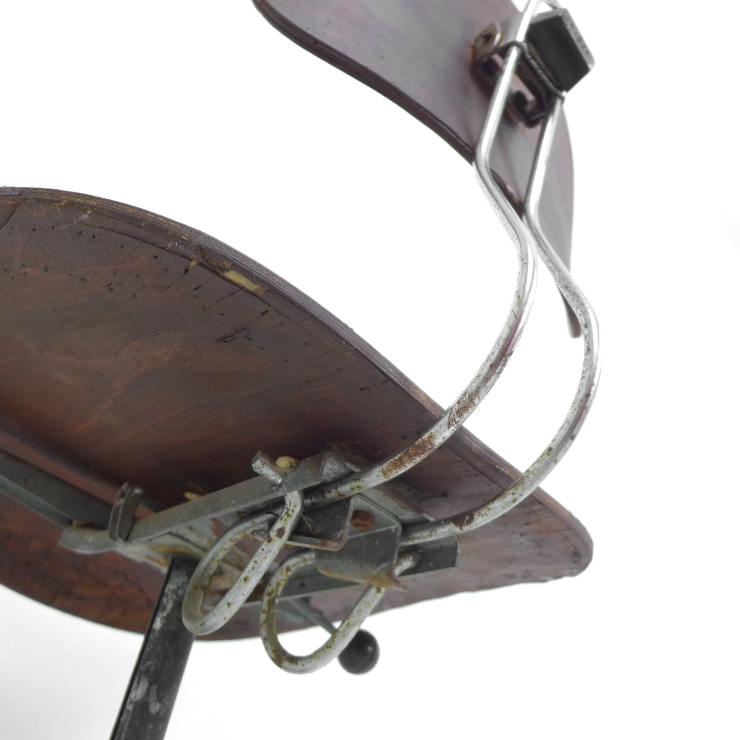 Vintage Industrial Desk Chair - Mid Century Machinist Swivel Chair