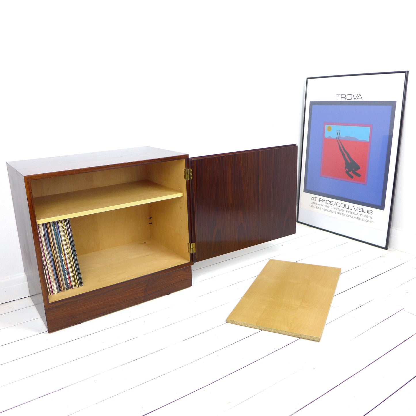 Danish Rosewood Record / Drinks Cabinet by Carlo Jensen for Hundevad & Co