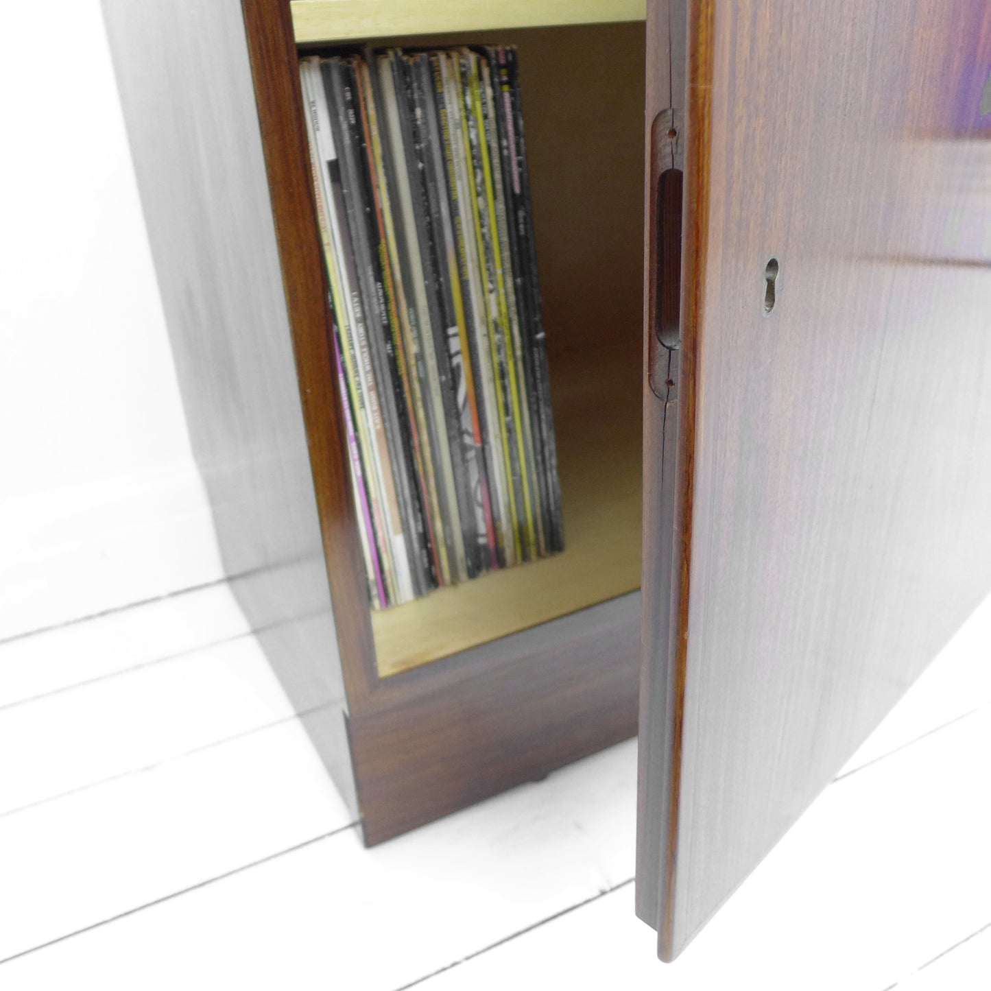 Danish Rosewood Record / Drinks Cabinet by Carlo Jensen for Hundevad & Co