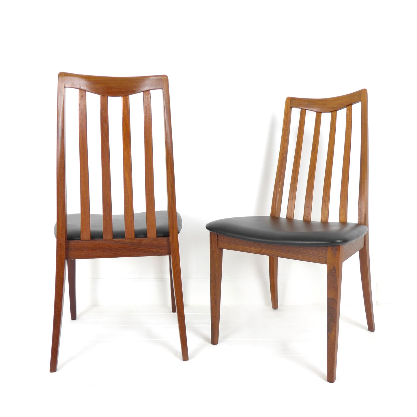 Refurbished G PLAN Fresco Dining Chairs - Mid Century Teak Set of 4