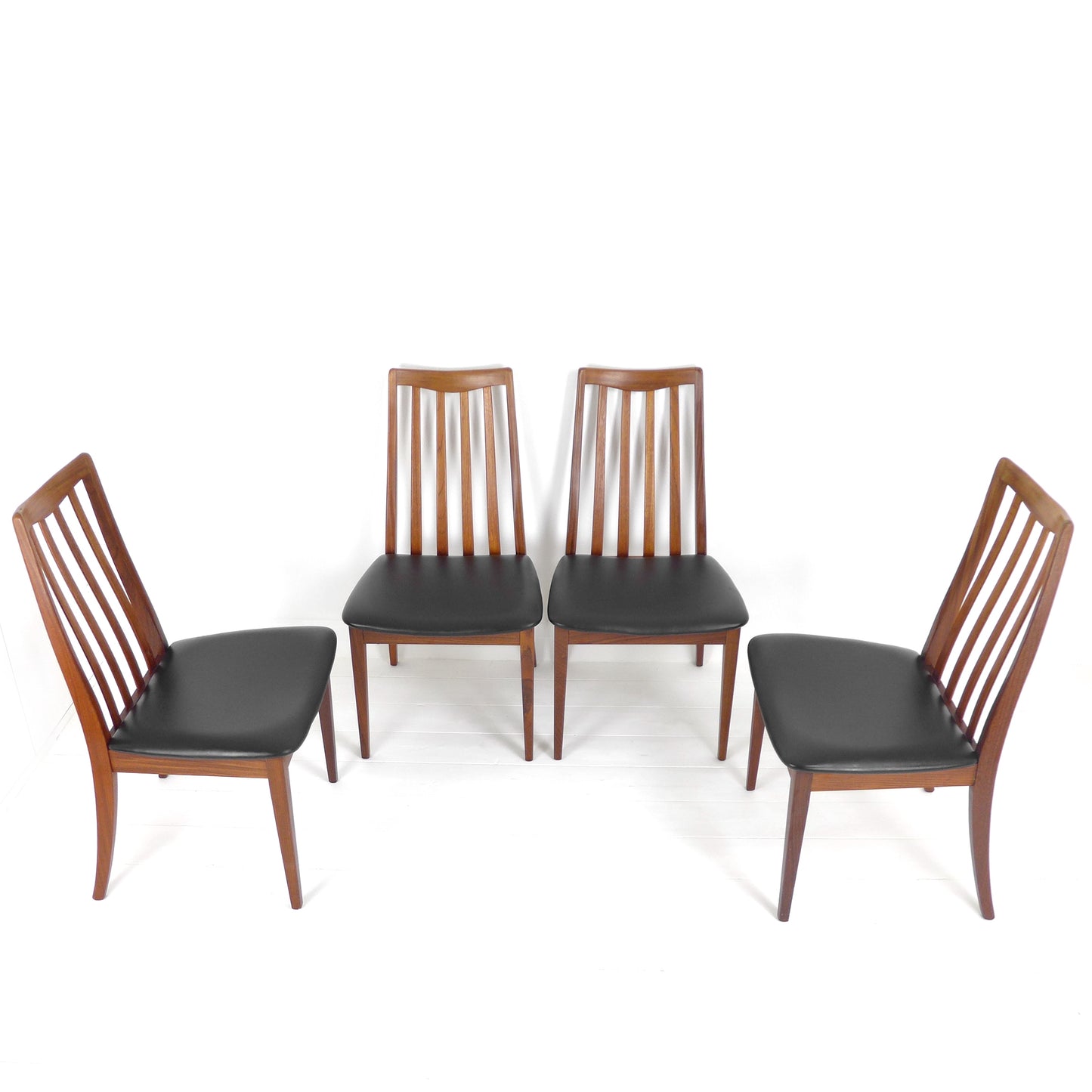 Refurbished G PLAN Fresco Dining Chairs - Mid Century Teak Set of 4