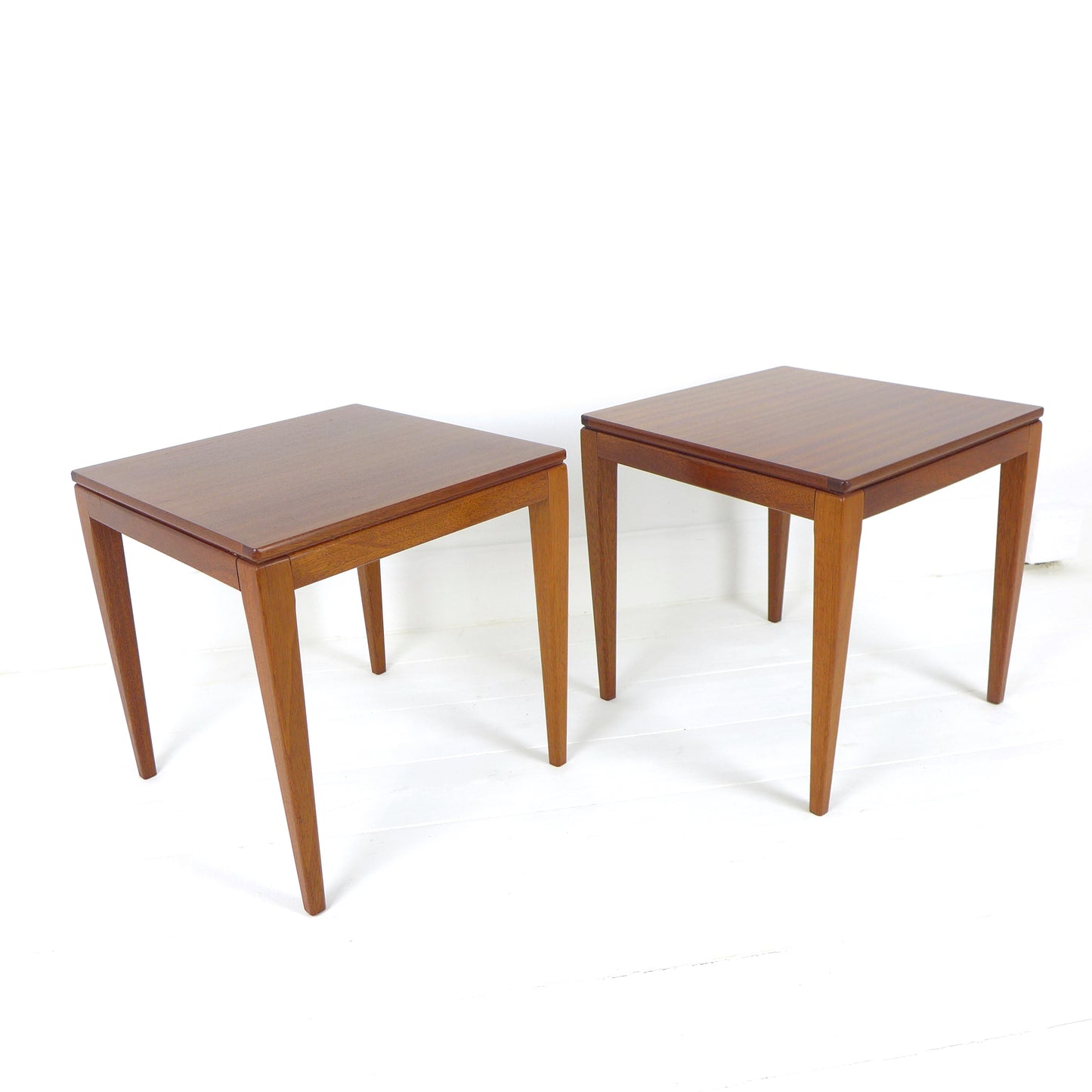 Pair of Mid Century Teak Side Tables by Richard Hornby