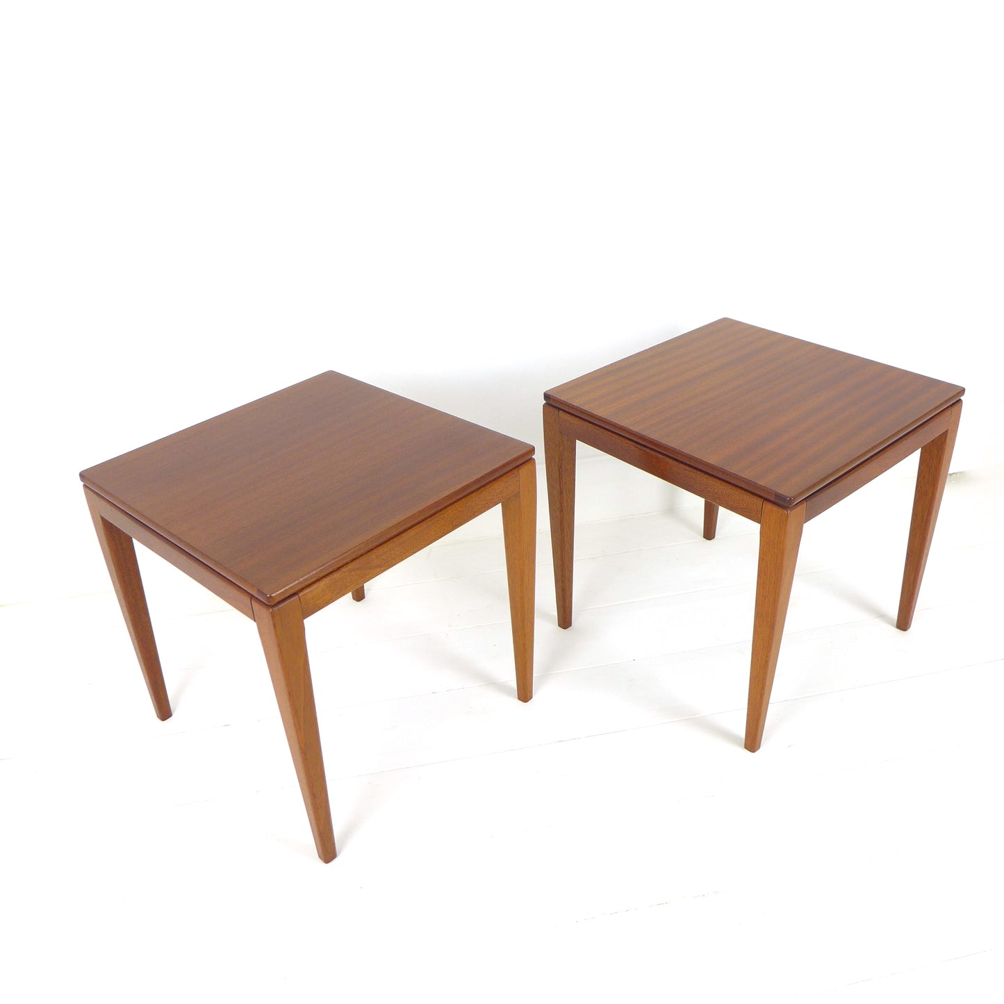 Pair of Mid Century Teak Side Tables by Richard Hornby