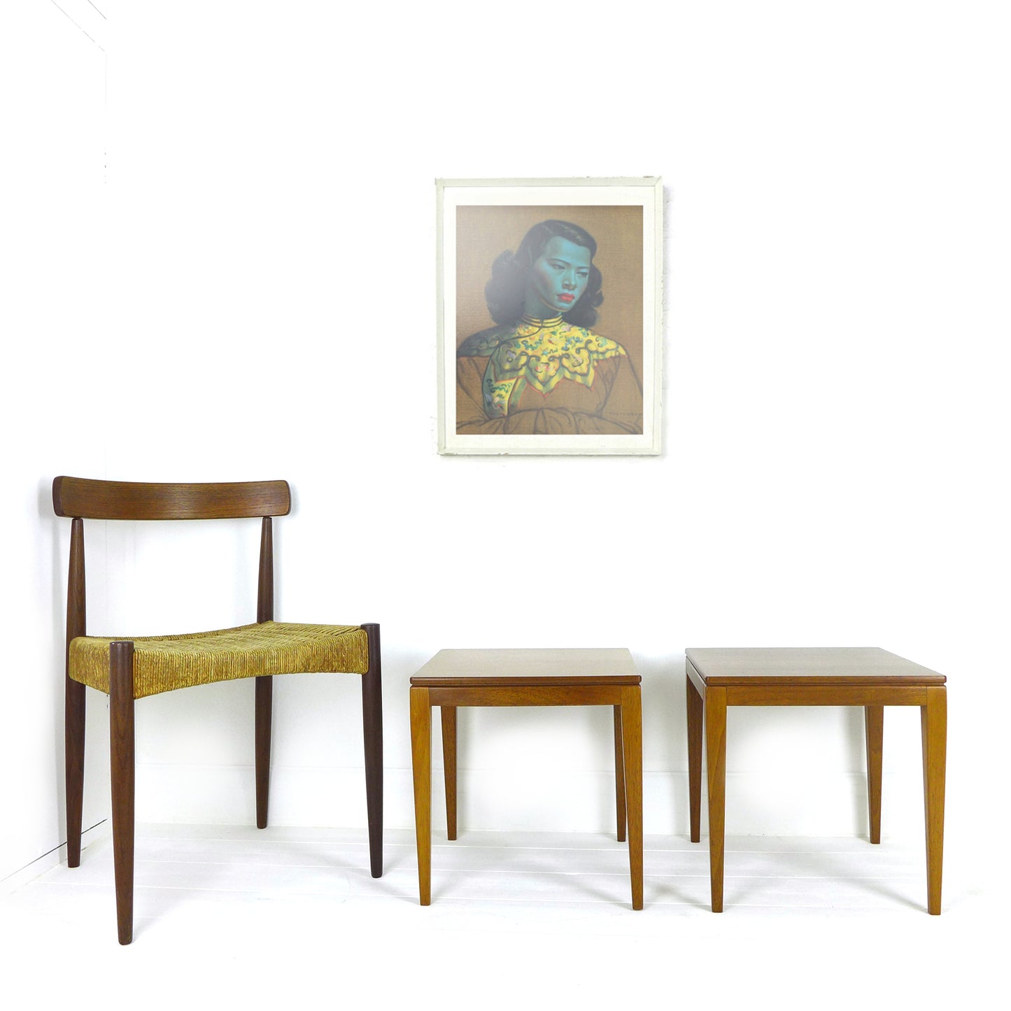 Pair of Mid Century Teak Side Tables by Richard Hornby