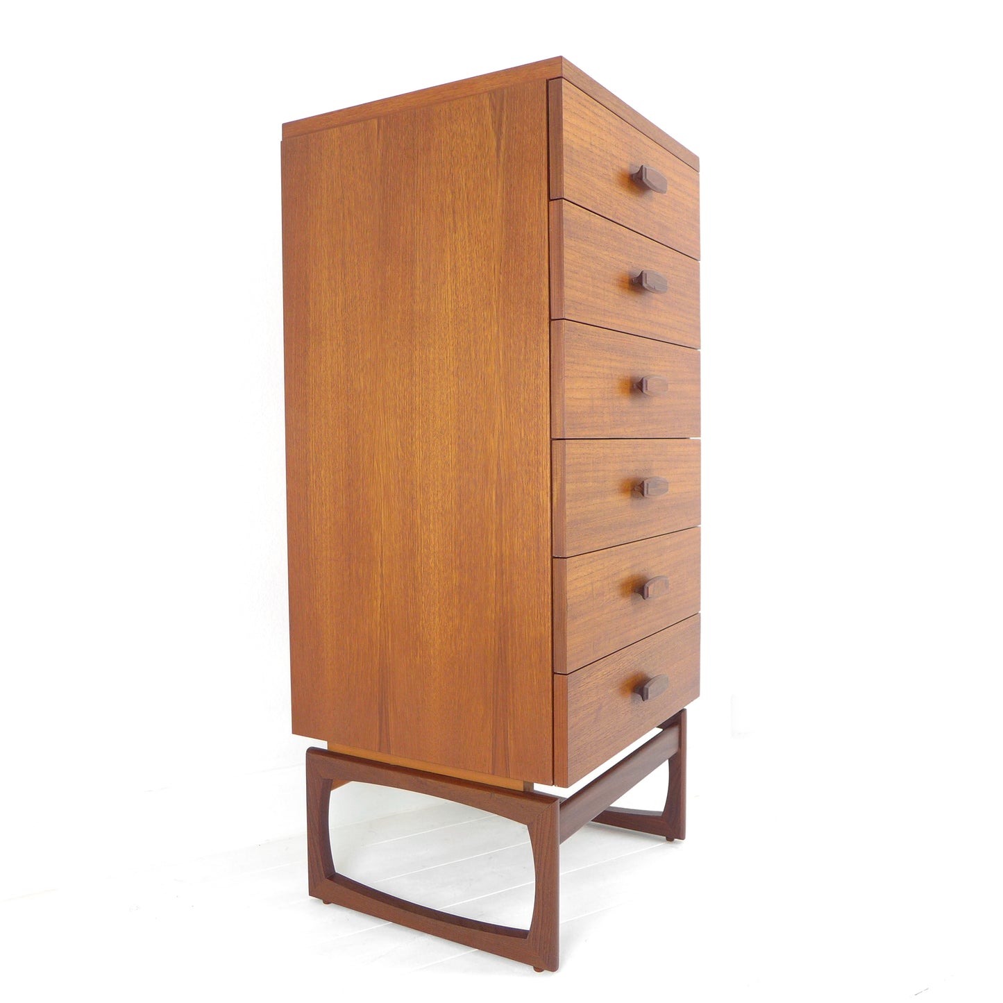 Vintage G PLAN Quadrille Chest of Drawers Tallboy - Teak Mid Century