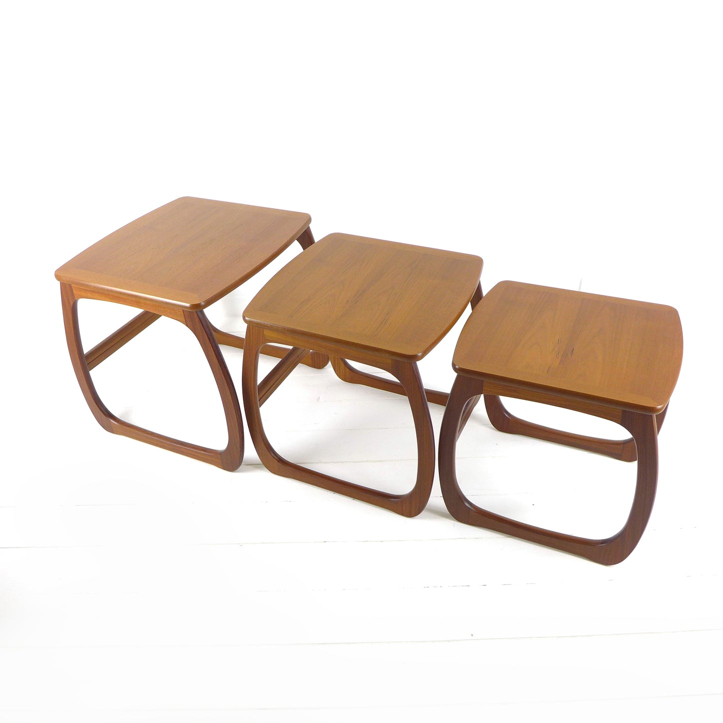 Vintage NATHAN Teak Nest of Tables - Mid Century Modern