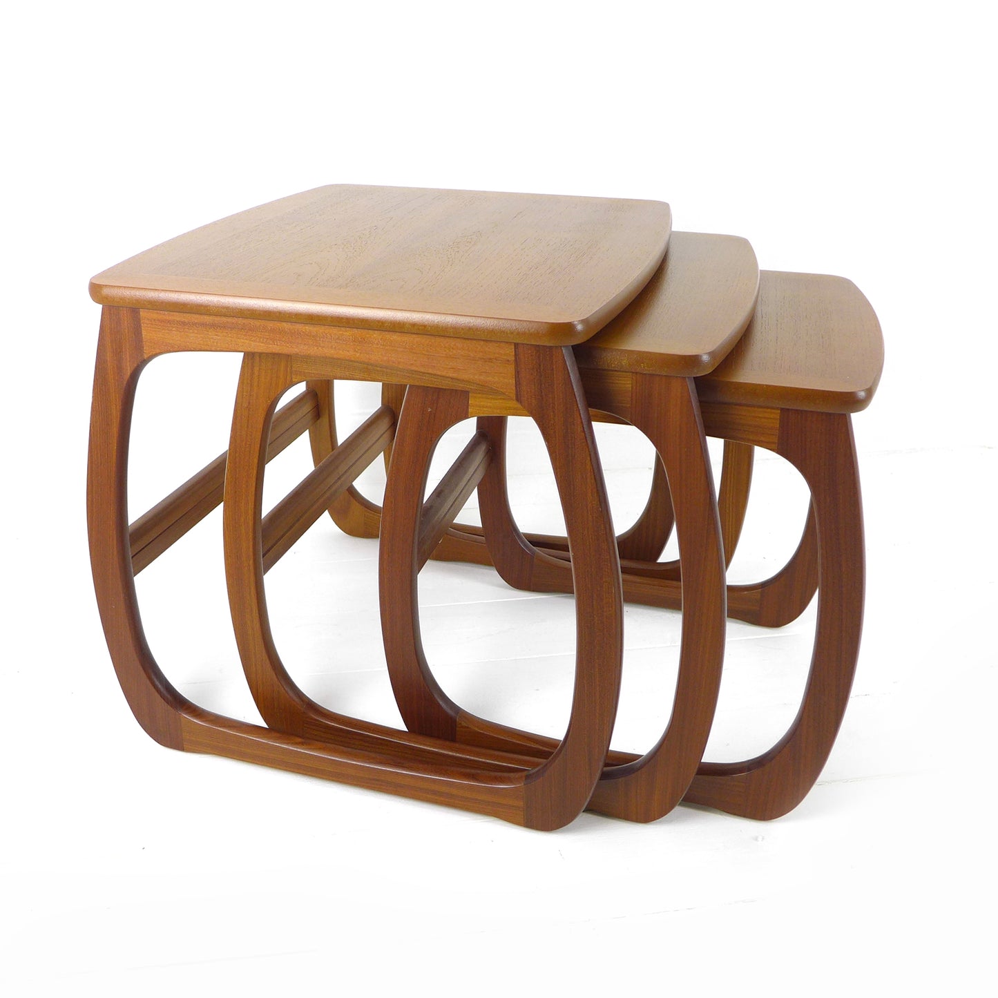 Vintage NATHAN Teak Nest of Tables - Mid Century Modern