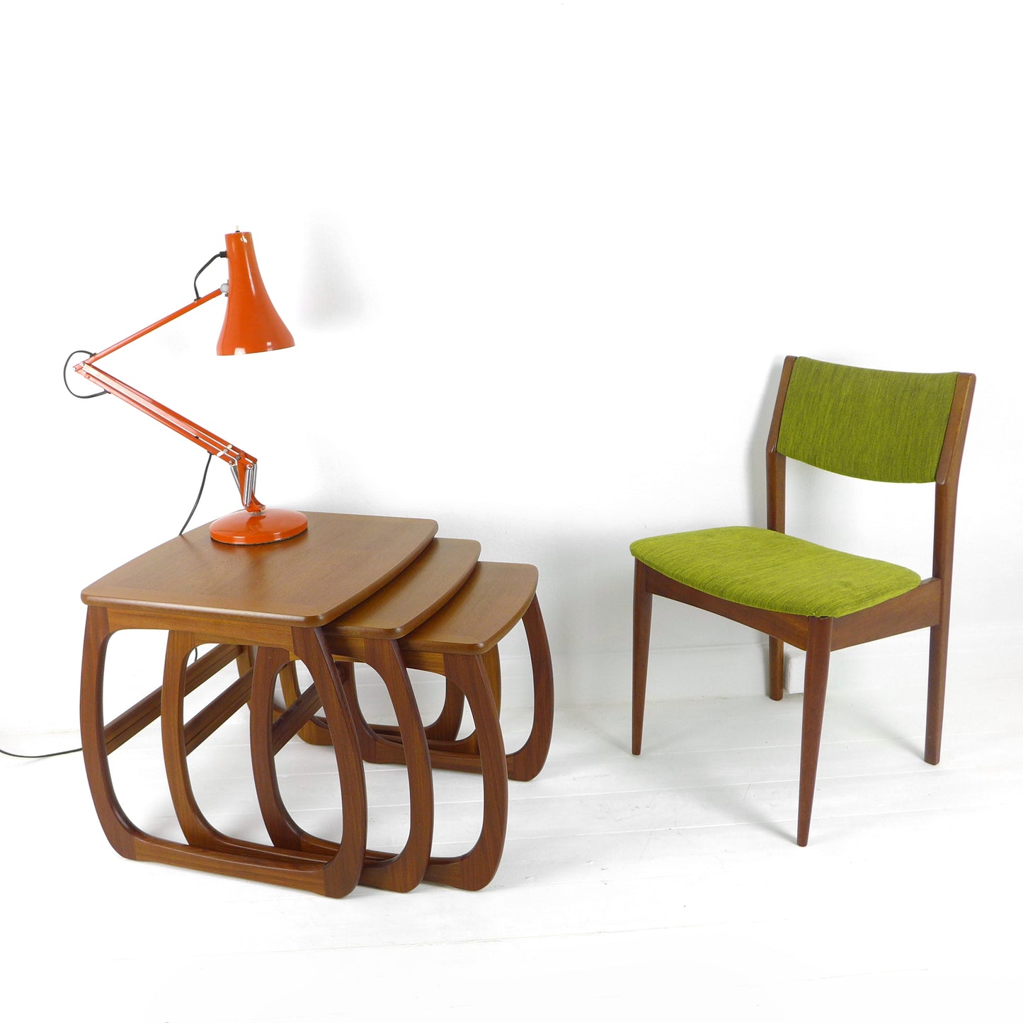 Vintage NATHAN Teak Nest of Tables - Mid Century Modern