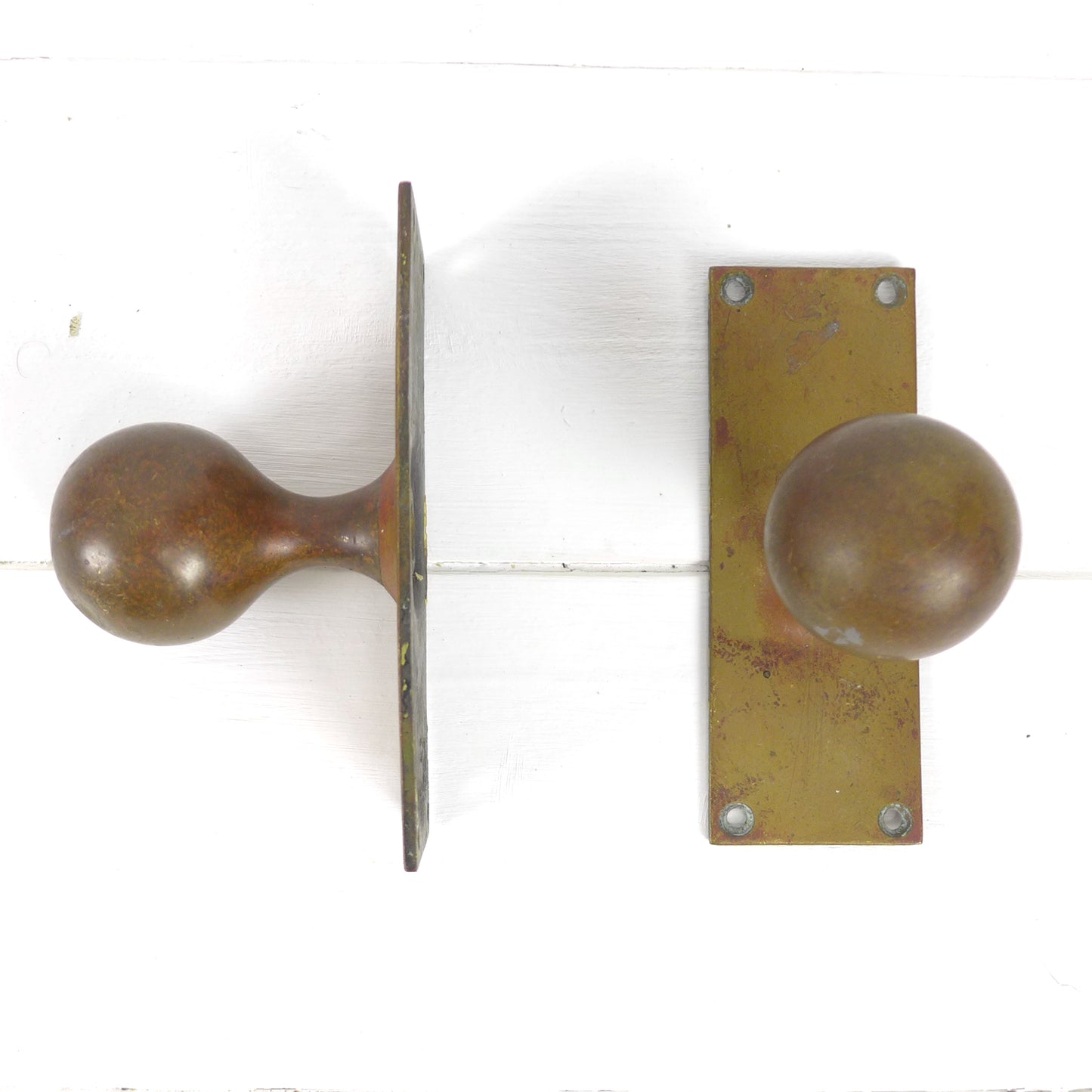 Set of Vintage Brass Door Handles / Knobs by James Gibbons Ltd of Wolverhampton