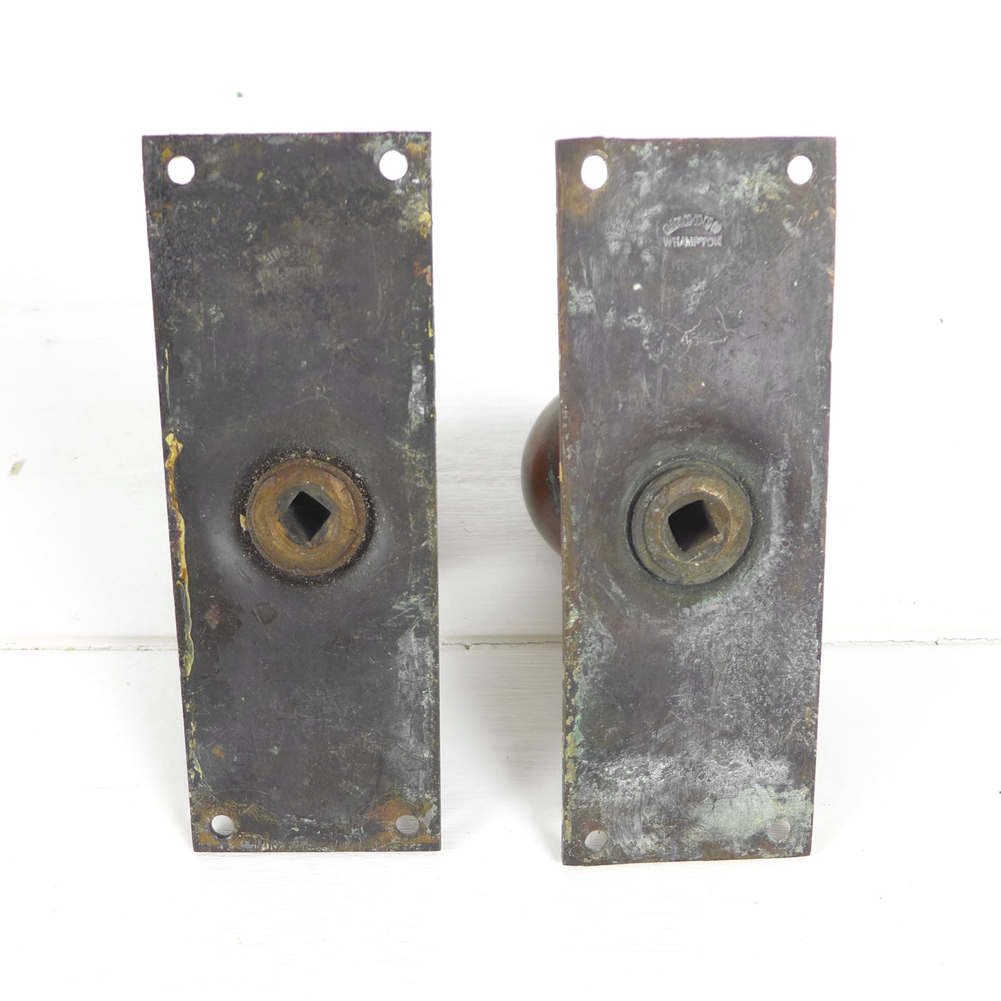 Set of Vintage Brass Door Handles / Knobs by James Gibbons Ltd of Wolverhampton