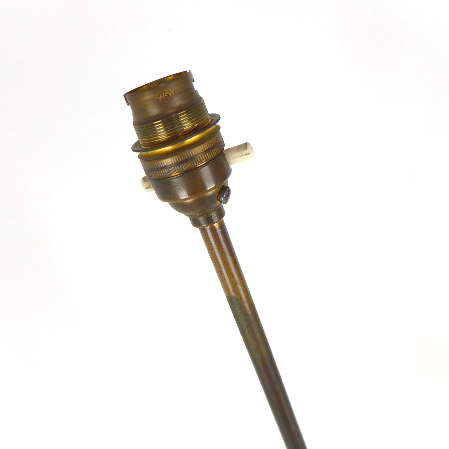 Mid Century Teak Floor Lamp / Standard Lamp Base - Bamboo/Boho