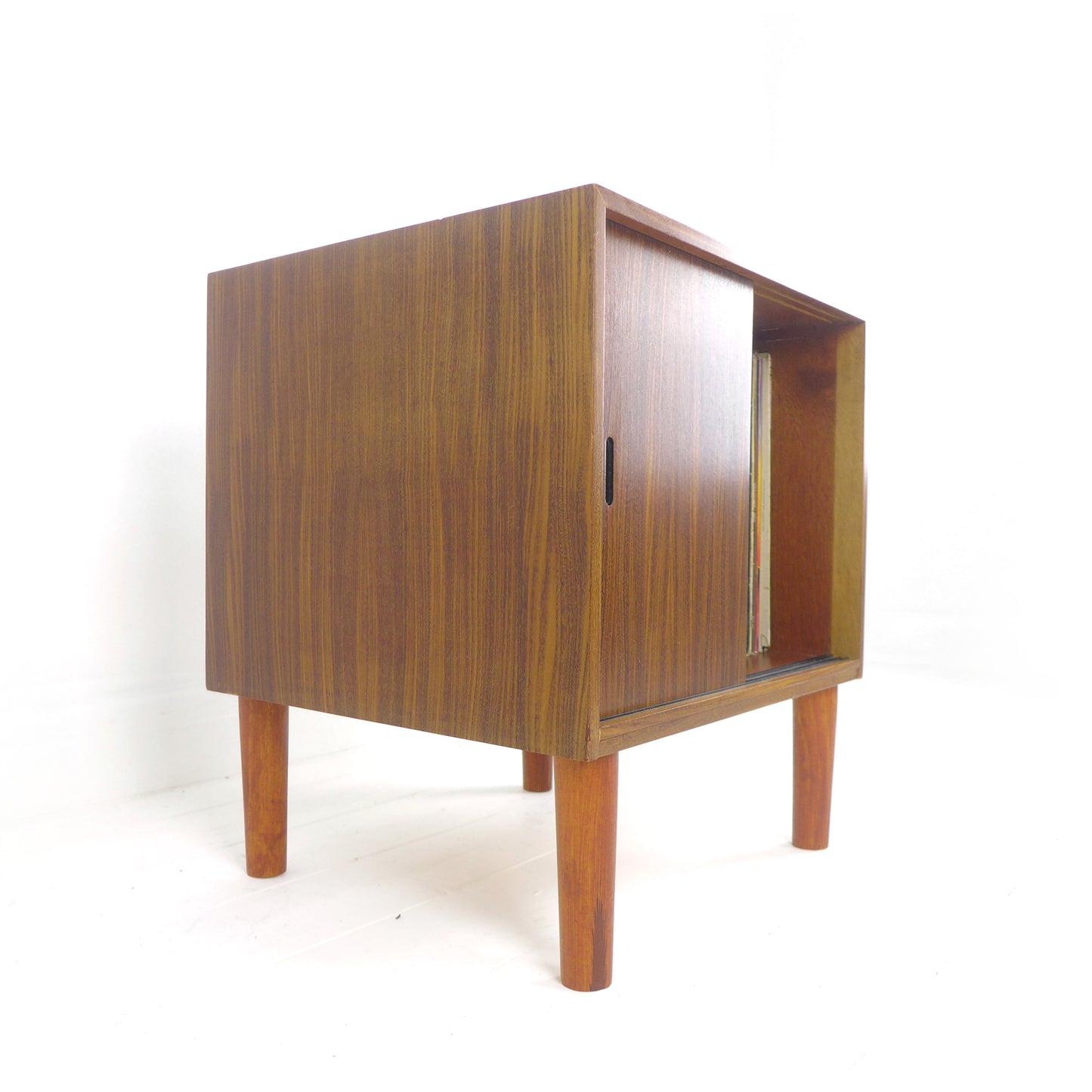 Mid Century Record Cabinet / Media/Record Player/HiFi Stand Filing/Drinks