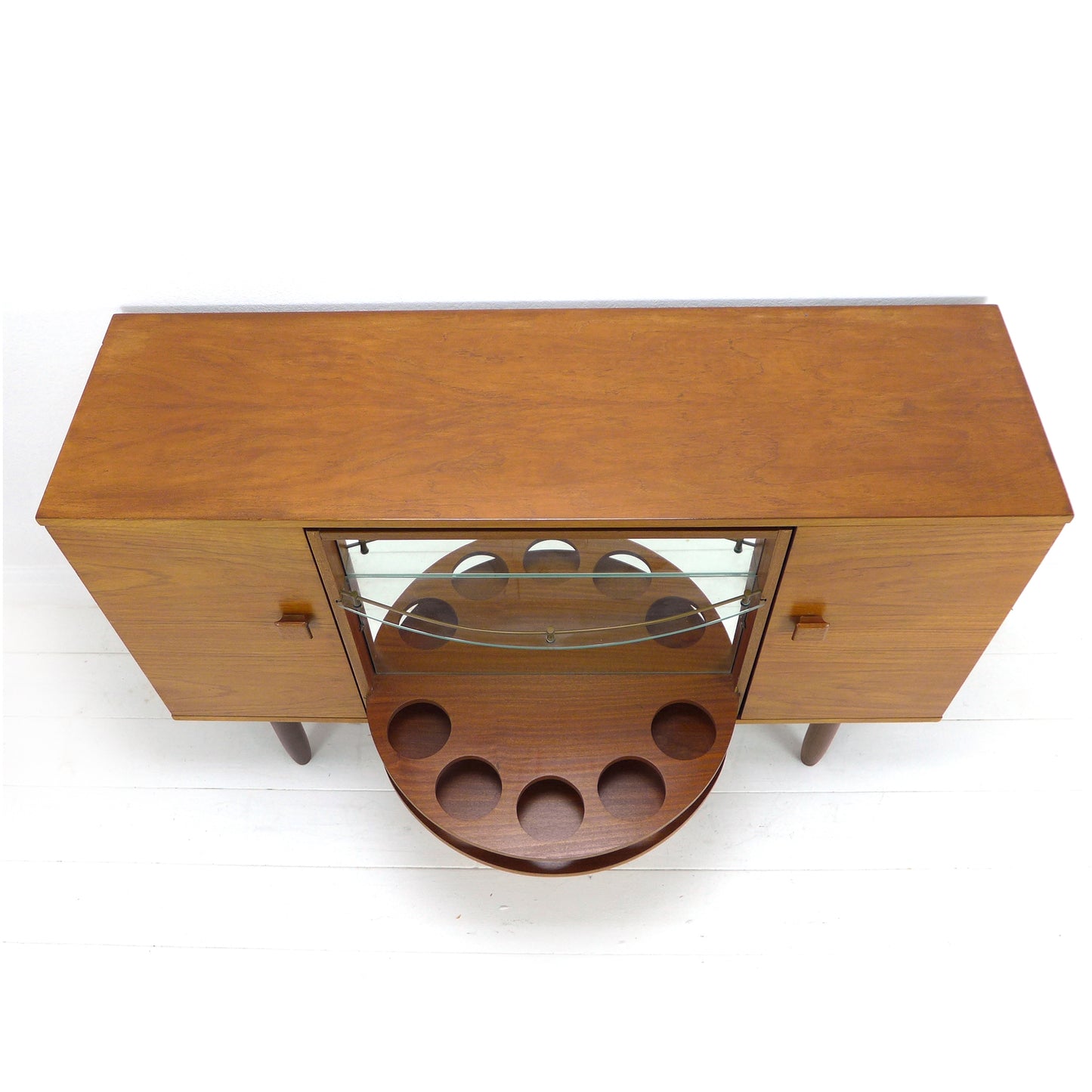 Metamorphic Sideboard/Drinks Cabinet in Teak by George Serlin & Sons / Sureline - Mid Century