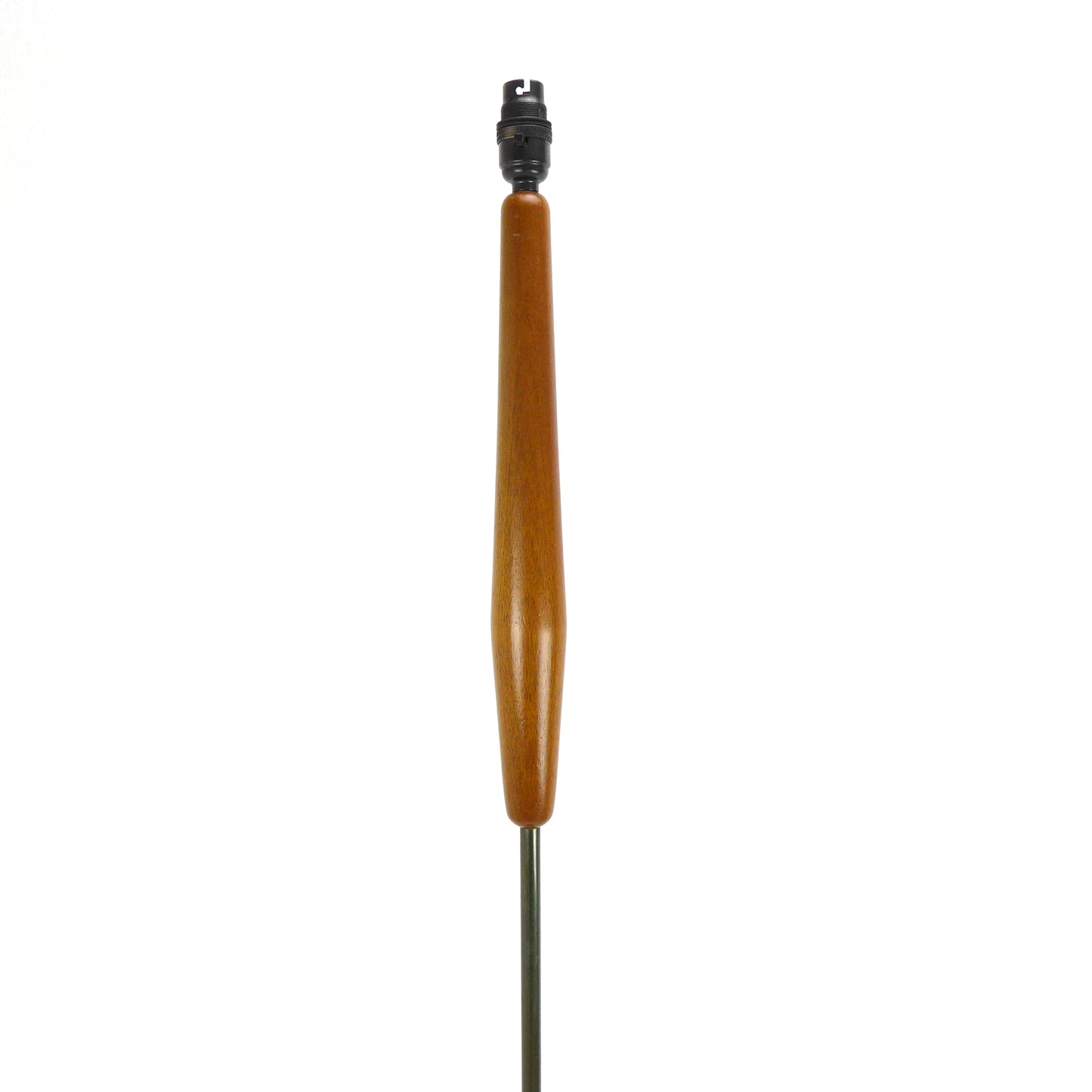 Danish Modern Teak & Brass Floor Lamp / Standard Lamp Base - Vintage/Mid Century