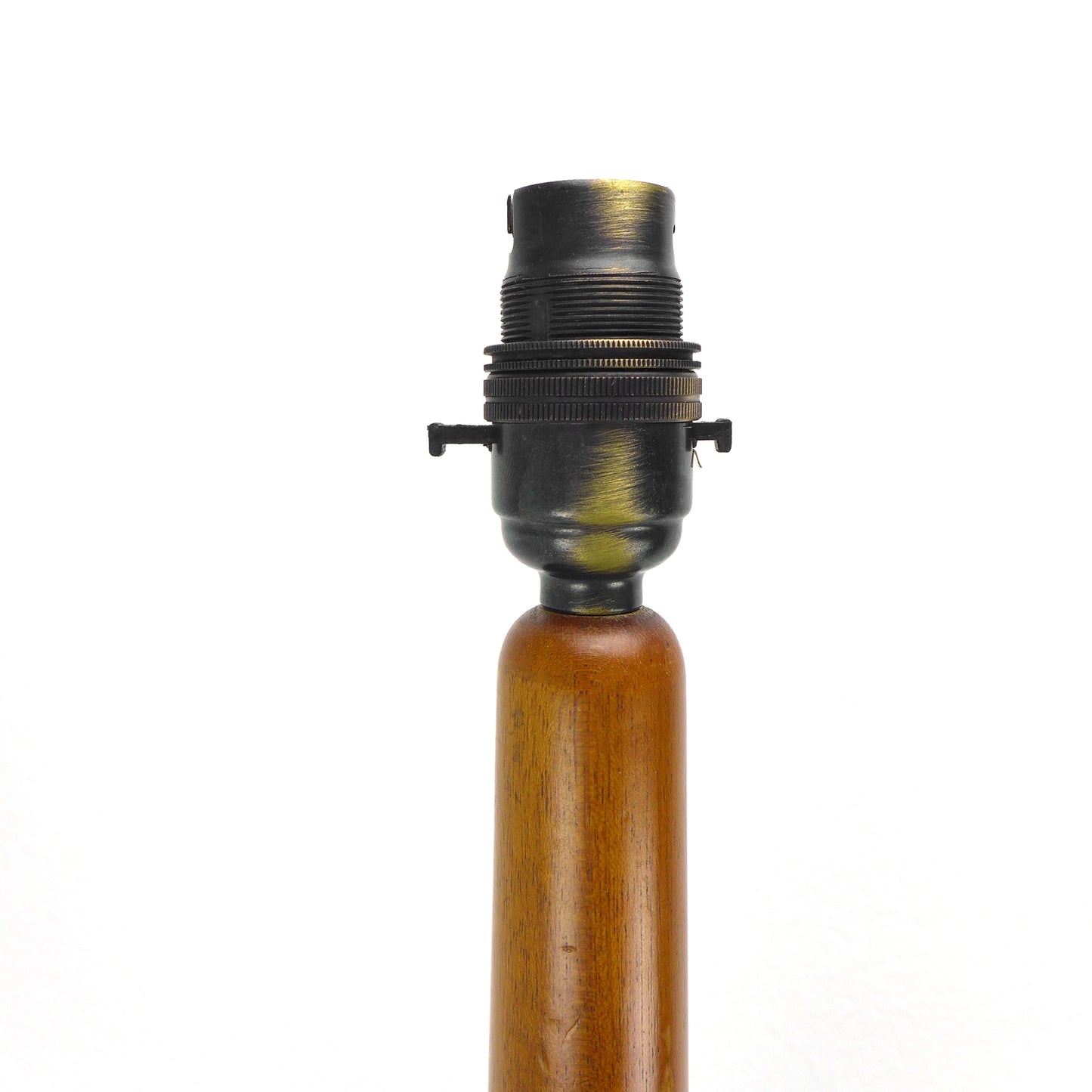 Danish Modern Teak & Brass Floor Lamp / Standard Lamp Base - Vintage/Mid Century