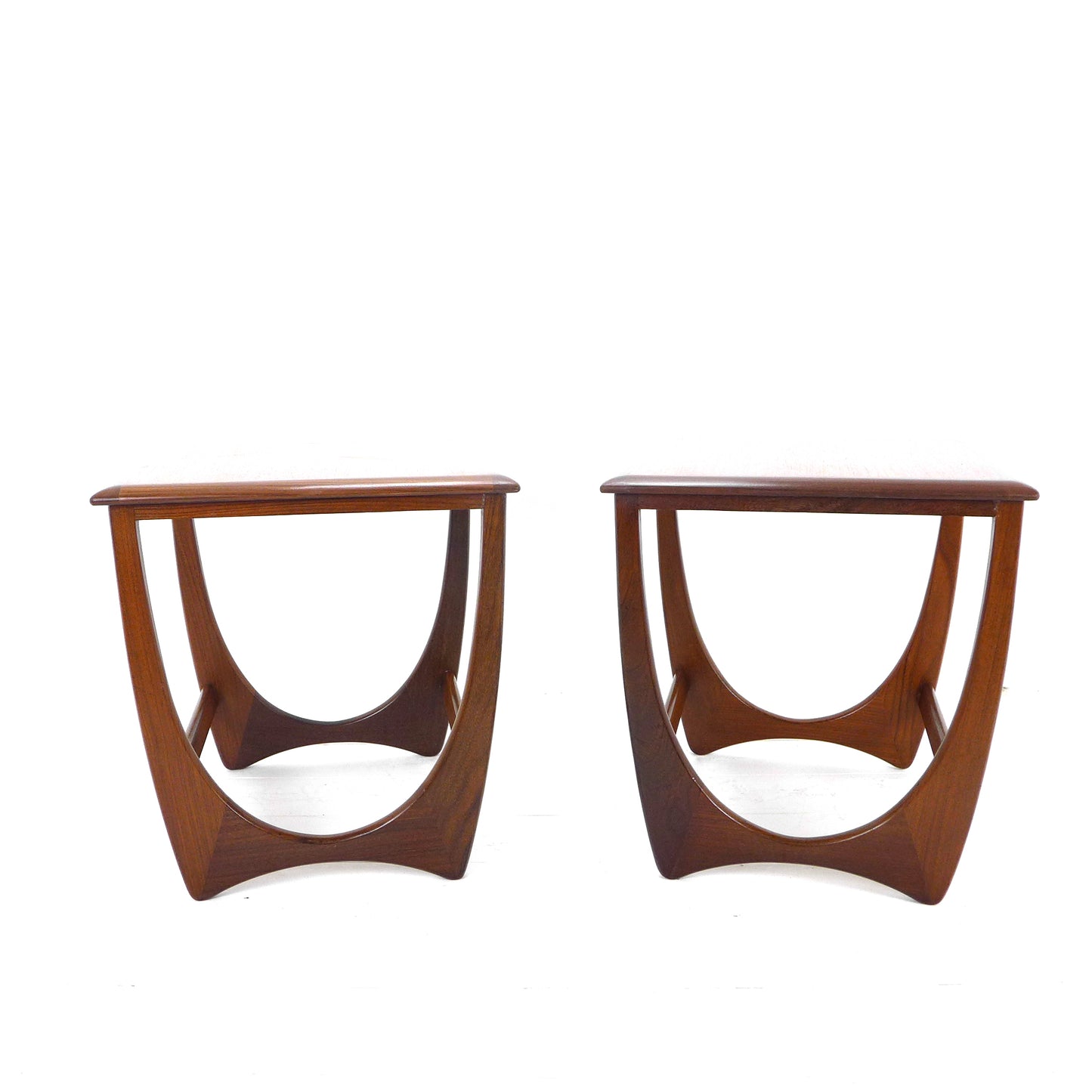 Pair of G Plan ASTRO Mid Century Teak Side Tables - Coffee/End/Lamp/Bedside