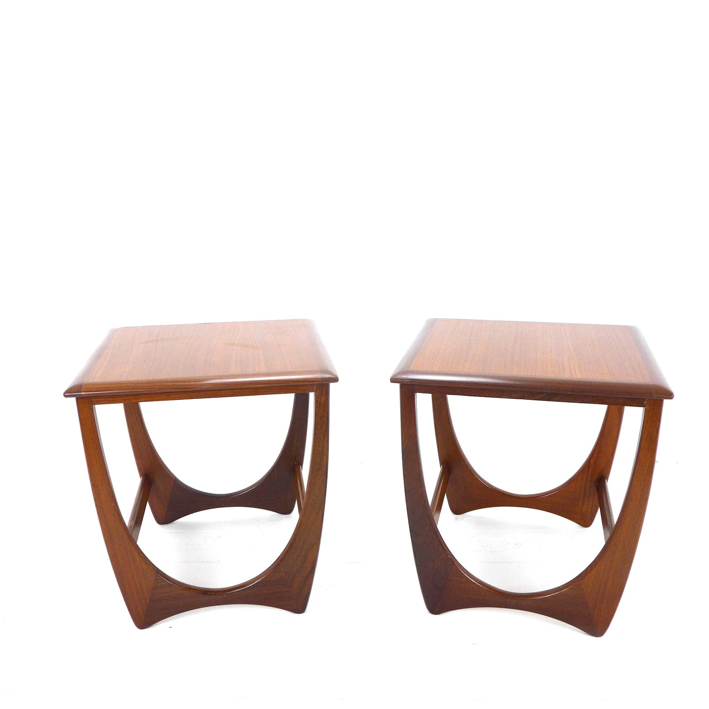 Pair of G Plan ASTRO Mid Century Teak Side Tables - Coffee/End/Lamp/Bedside