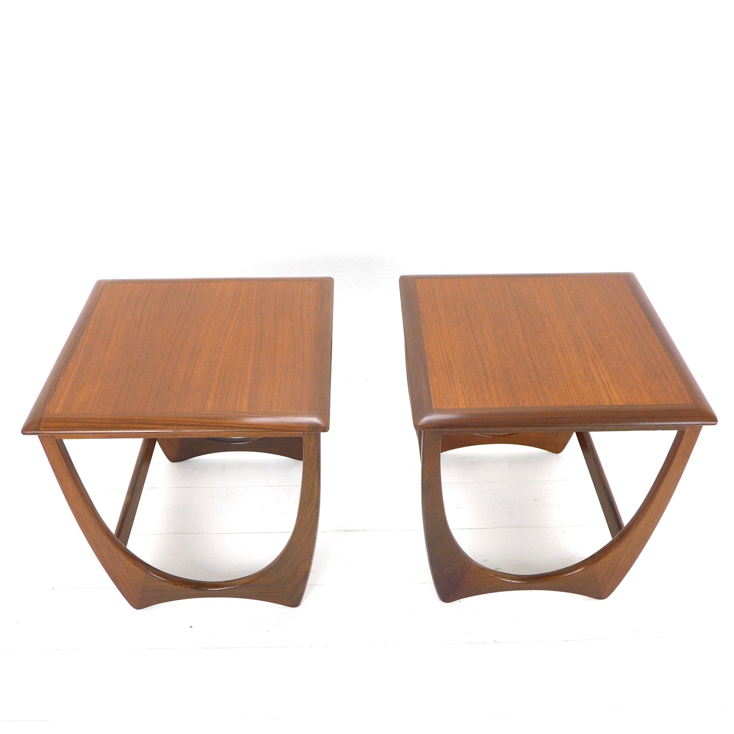 Pair of G Plan ASTRO Mid Century Teak Side Tables - Coffee/End/Lamp/Bedside