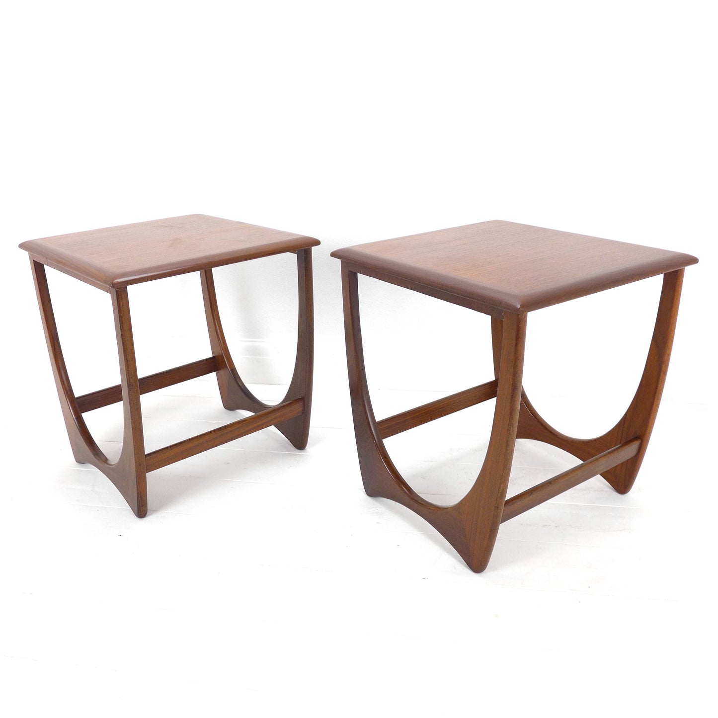 Pair of G Plan ASTRO Mid Century Teak Side Tables - Coffee/End/Lamp/Bedside