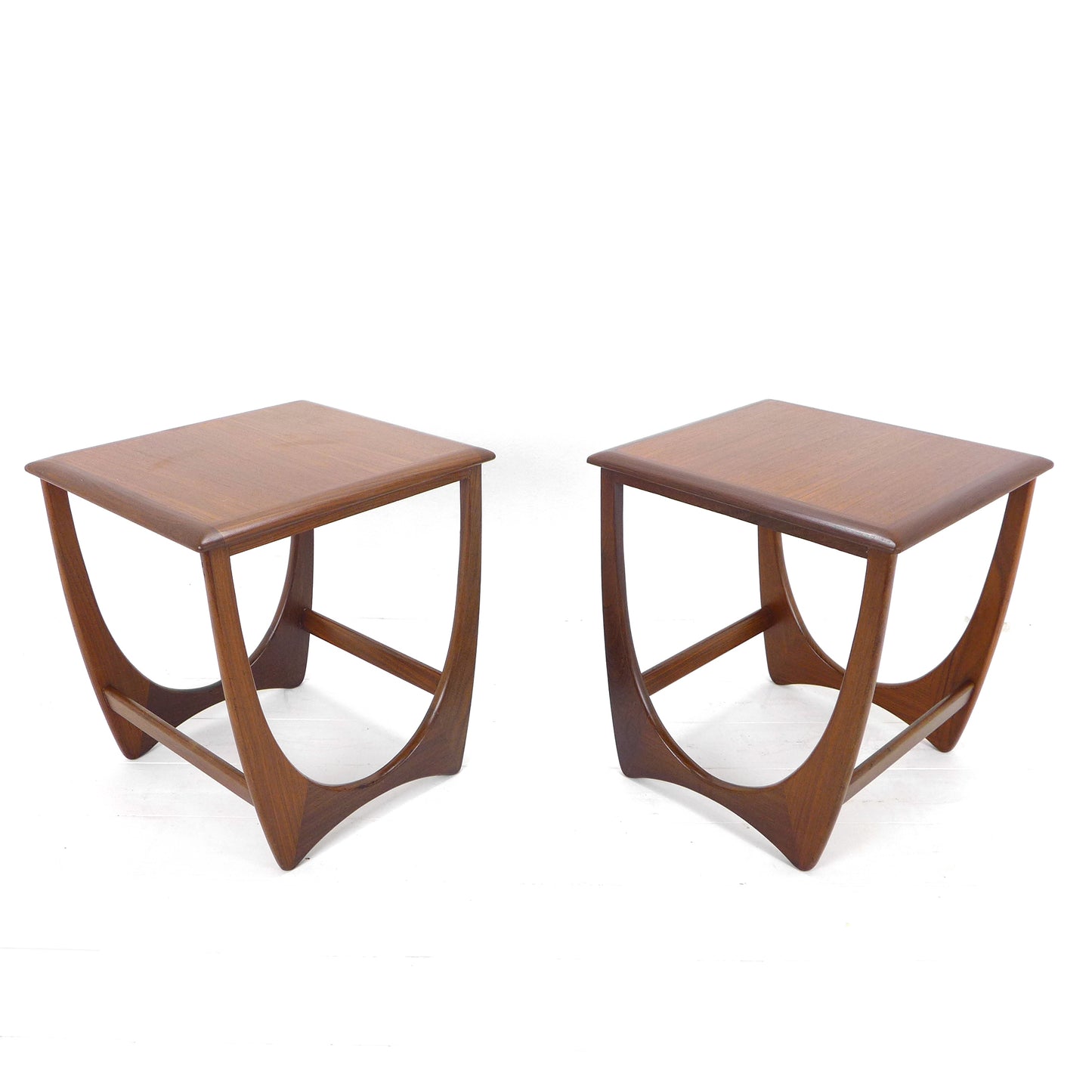 Pair of G Plan ASTRO Mid Century Teak Side Tables - Coffee/End/Lamp/Bedside