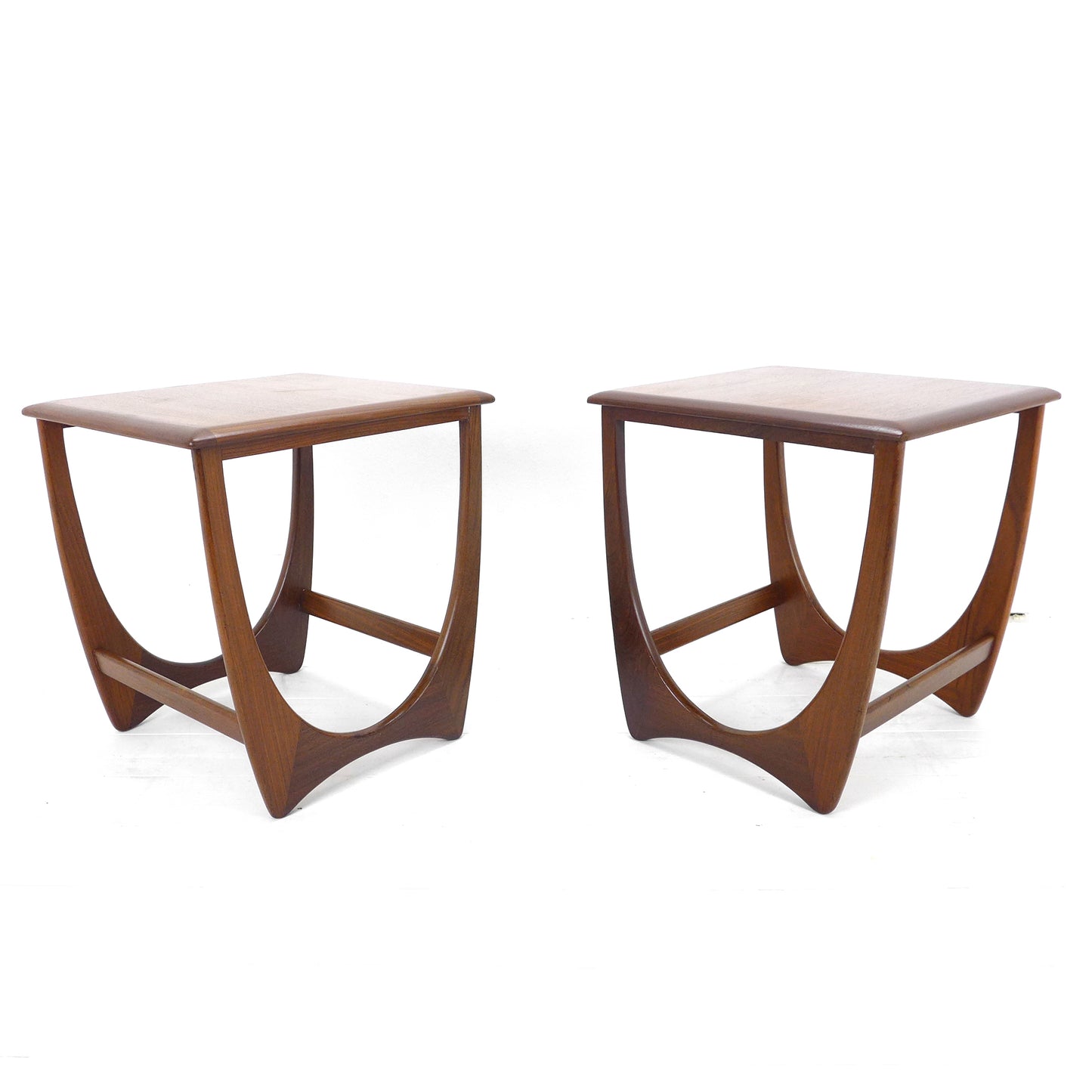 Pair of G Plan ASTRO Mid Century Teak Side Tables - Coffee/End/Lamp/Bedside