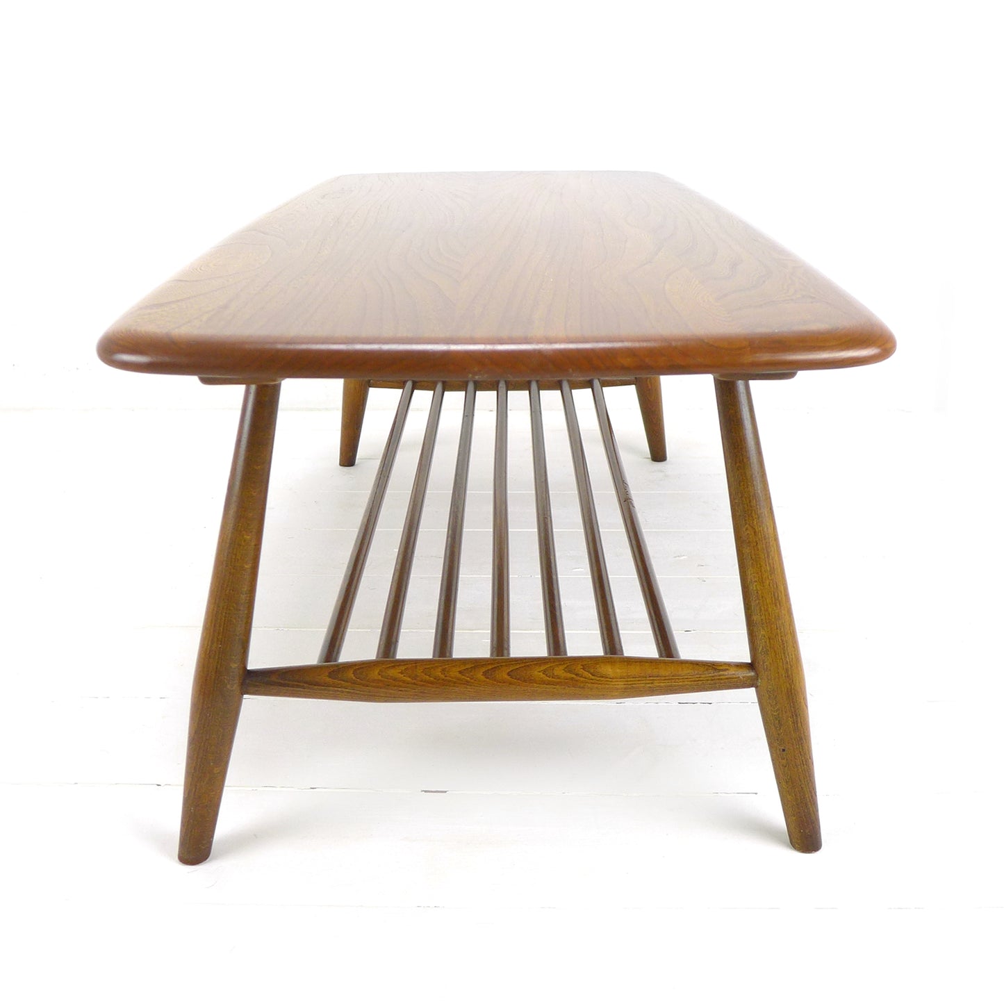 Ercol Coffee Table with Magazine Rack n.o. 398/459 - Vintage Mid Century Classic