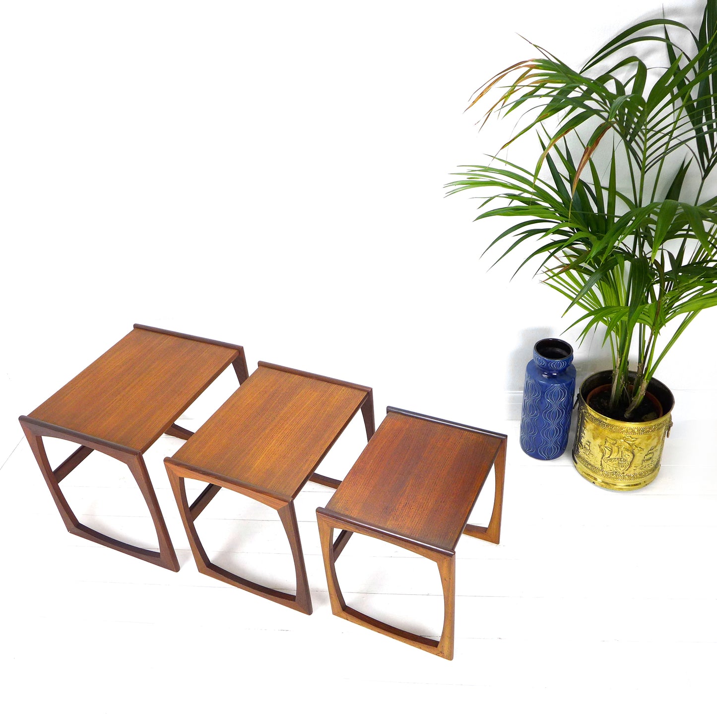 Vintage G PLAN Quadrille Nest of Tables - Mid Century Teak