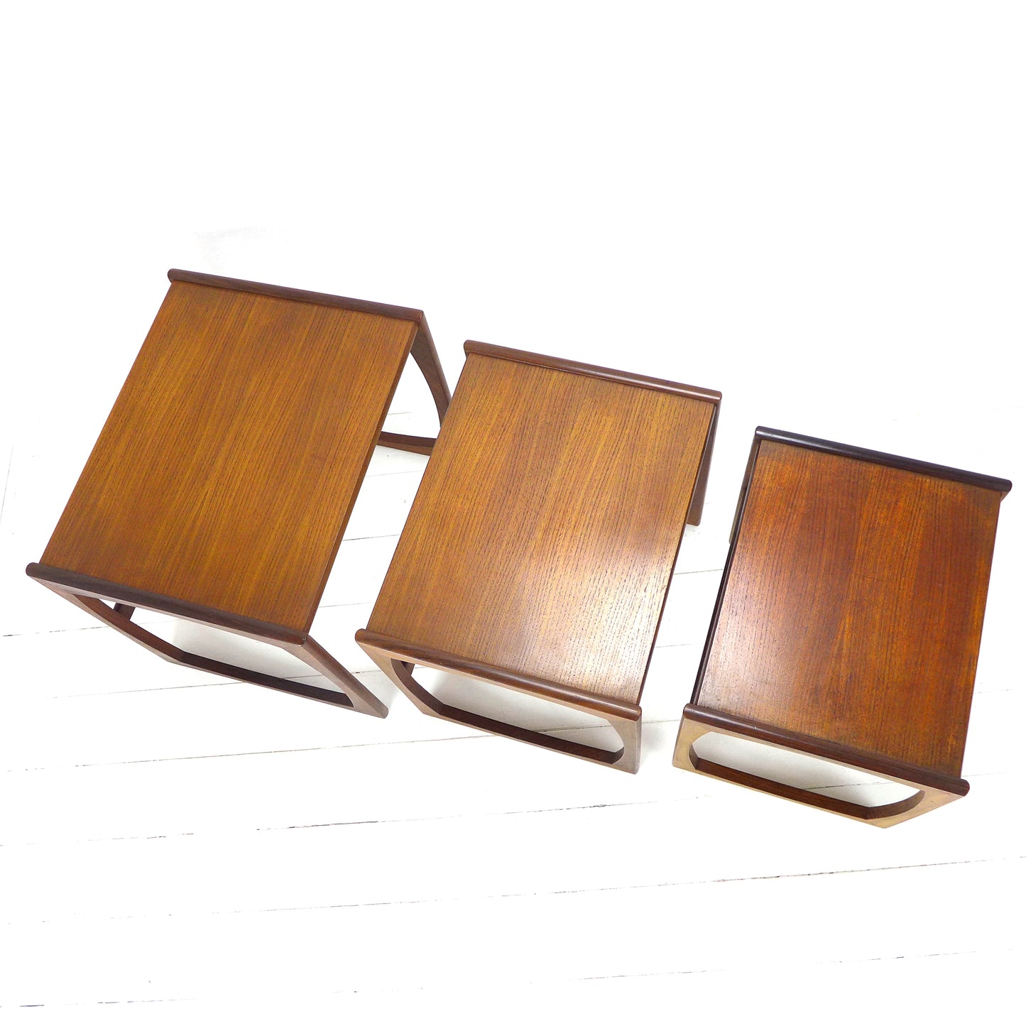 Vintage G PLAN Quadrille Nest of Tables - Mid Century Teak