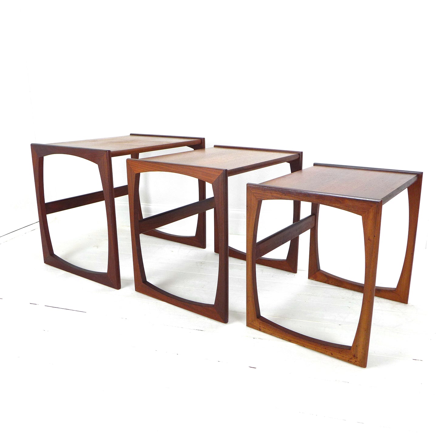 Vintage G PLAN Quadrille Nest of Tables - Mid Century Teak