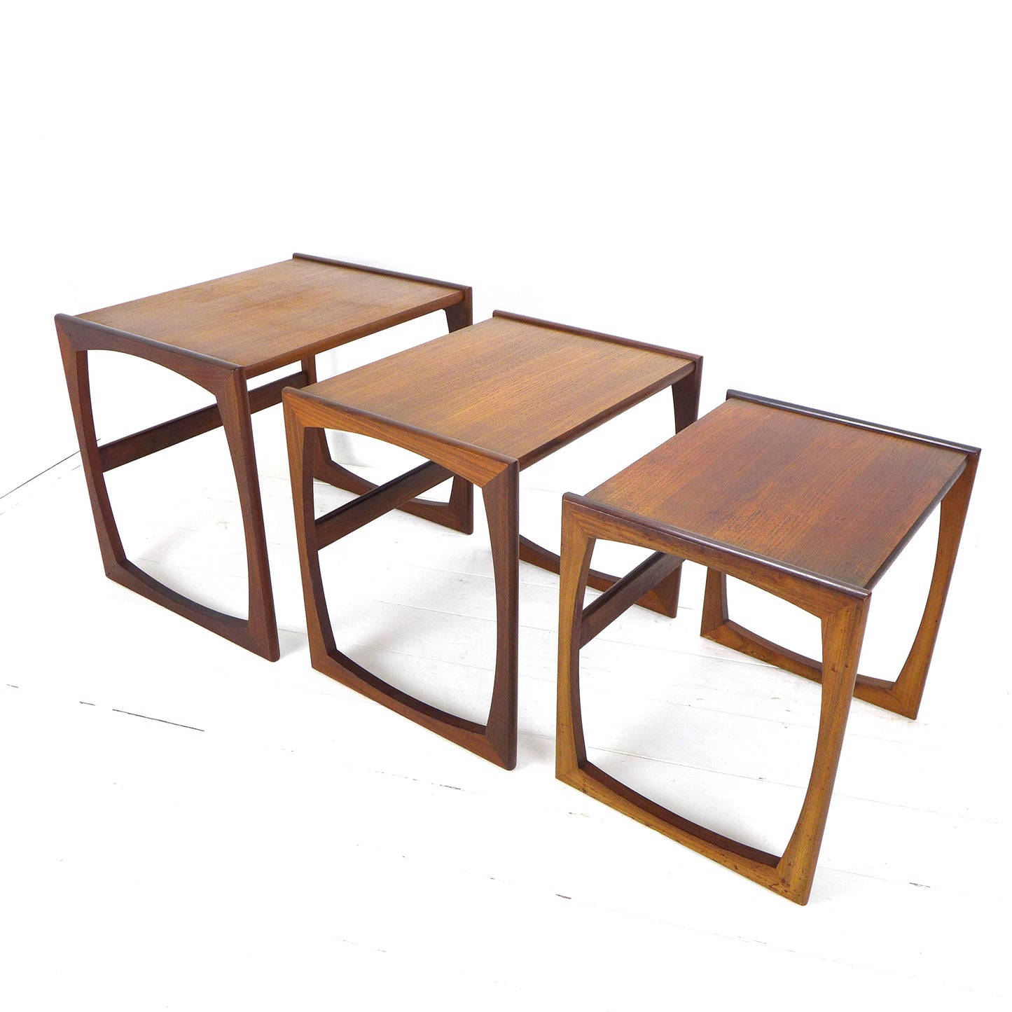 Vintage G PLAN Quadrille Nest of Tables - Mid Century Teak