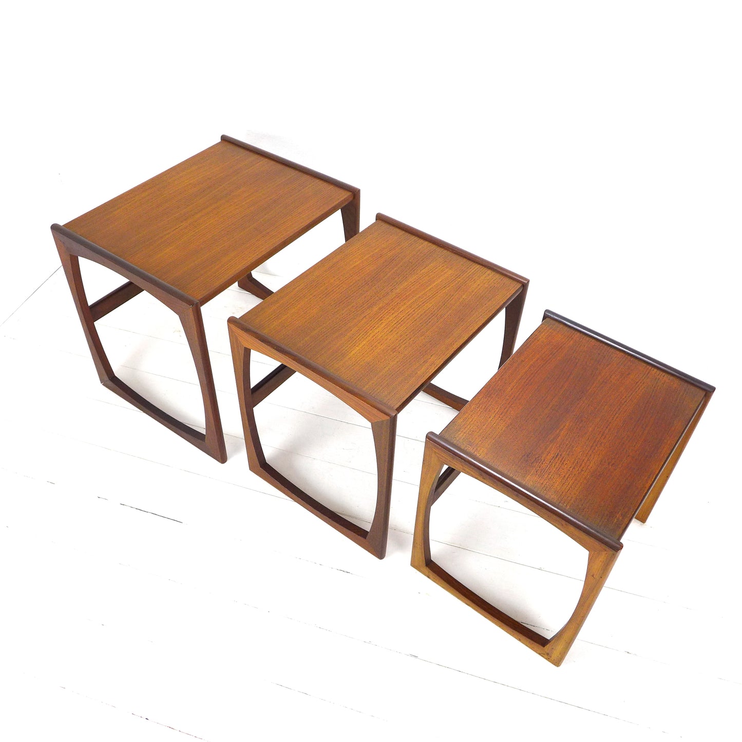 Vintage G PLAN Quadrille Nest of Tables - Mid Century Teak